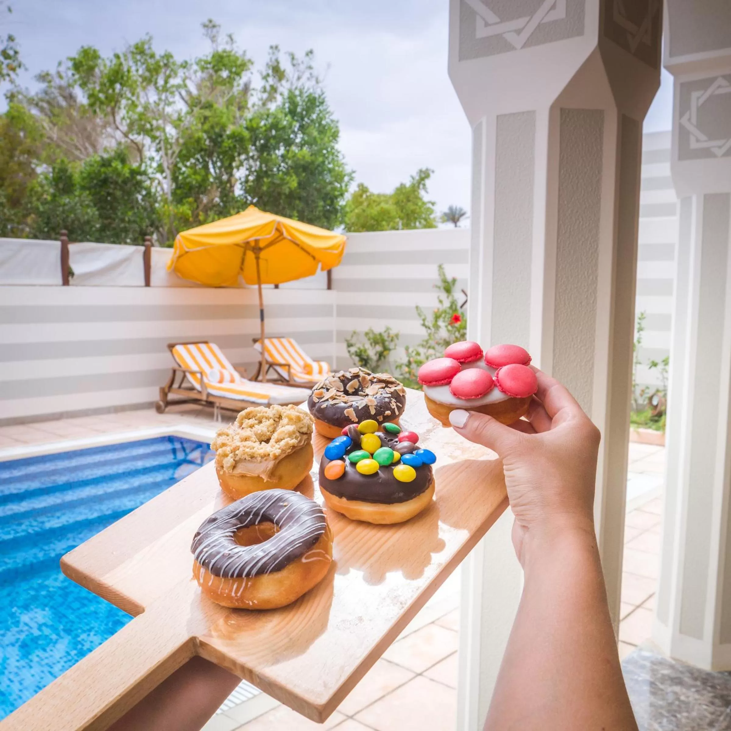 Breakfast in The Oberoi Beach Resort, Sahl Hasheesh