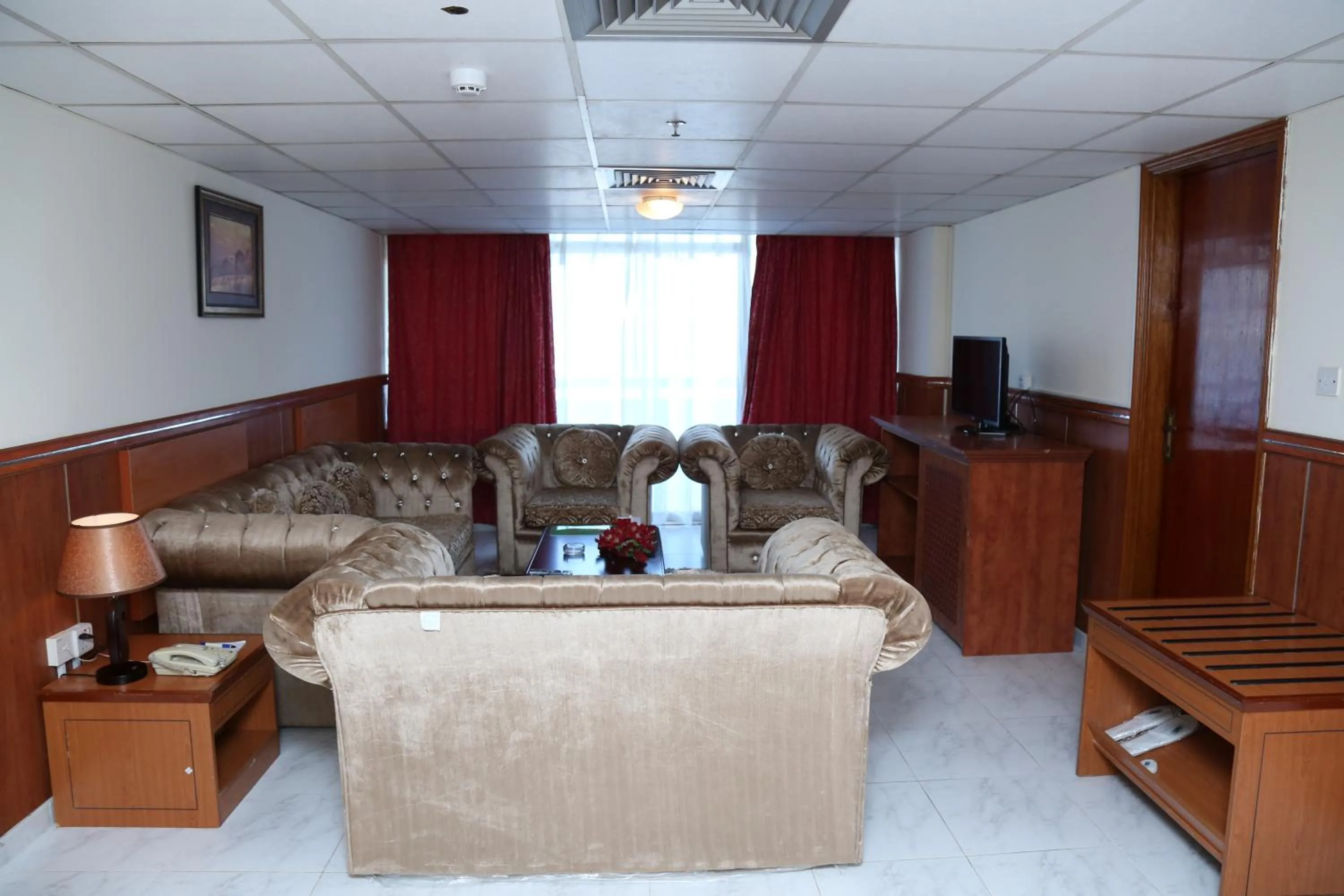 Seating area in Grand Nova Hotel