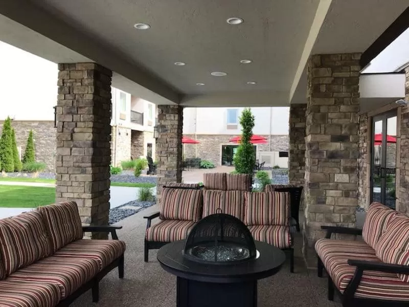 Patio in Berlin Grande Hotel