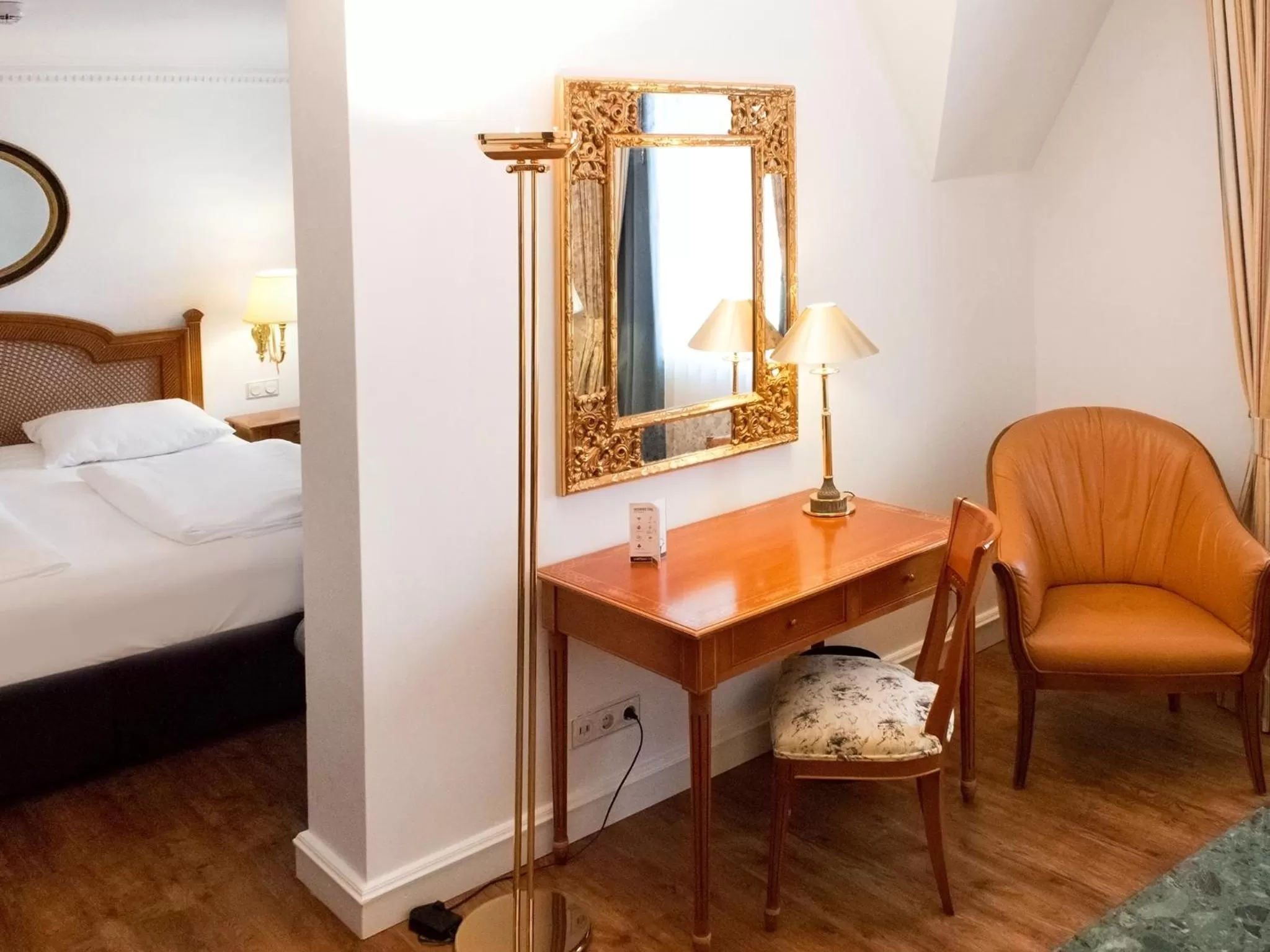 Photo of the whole room, Bed in DORMERO Hotel Halle