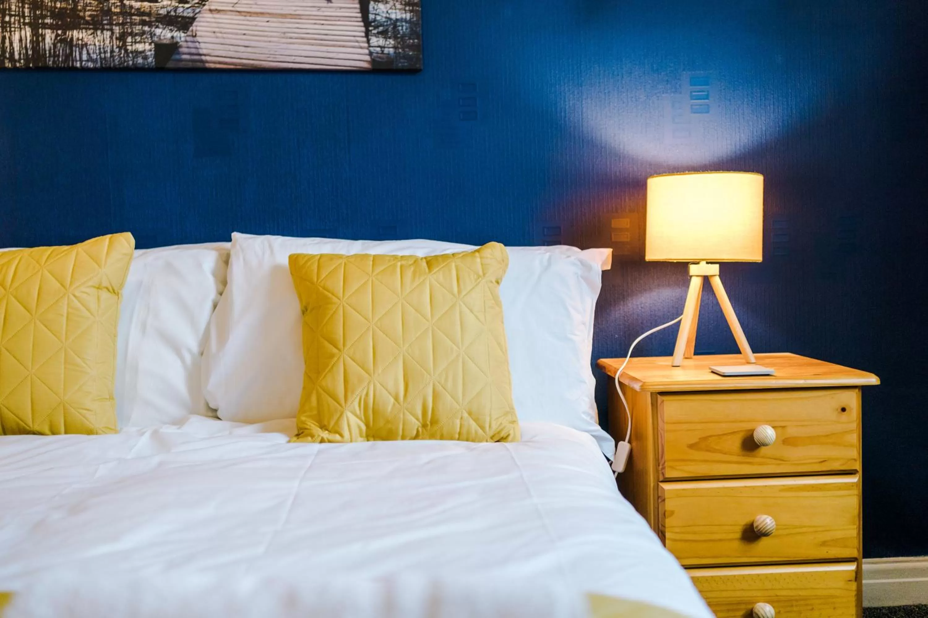 Bed in Pebbles Guest House