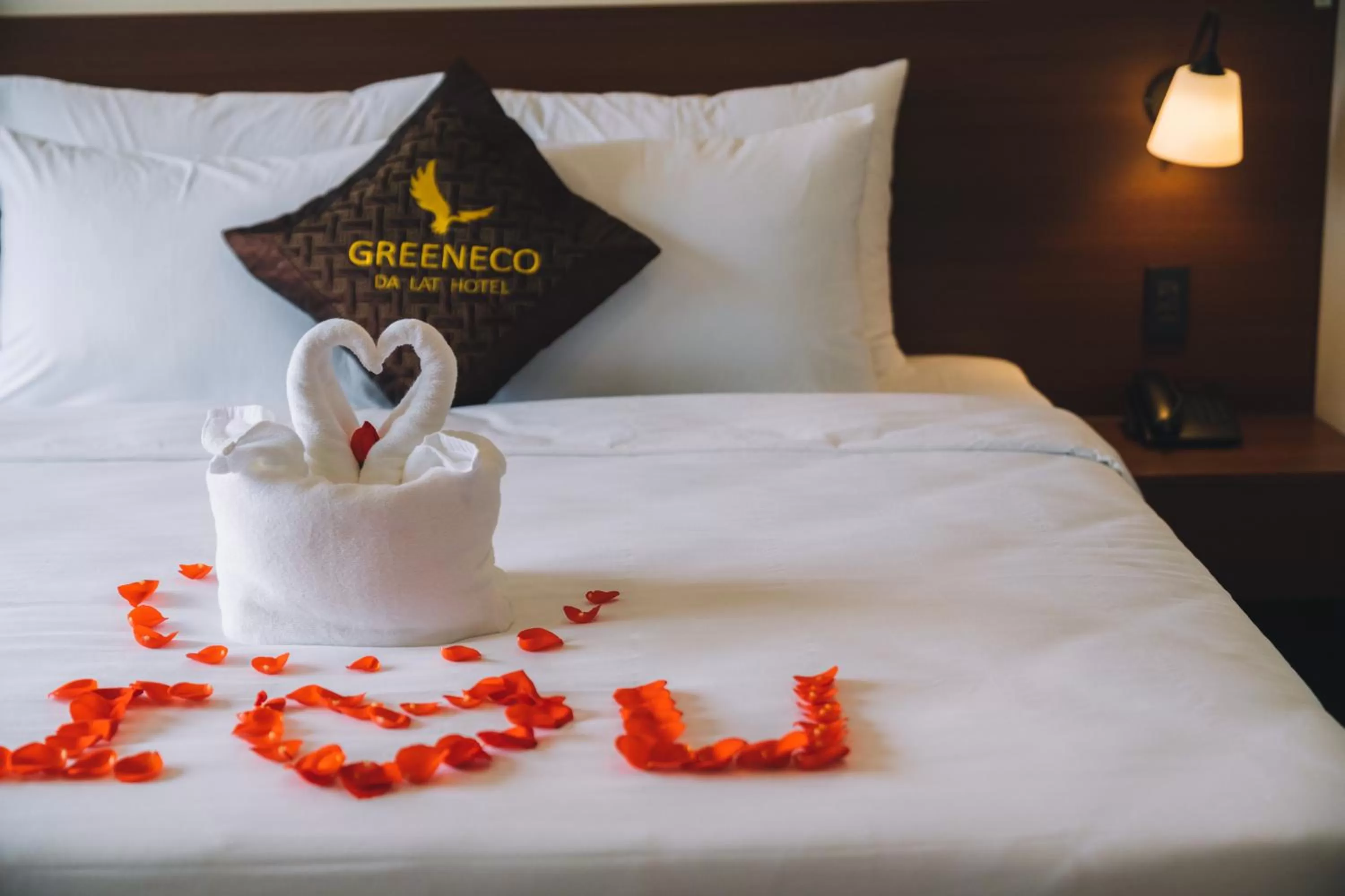 Bed in GREENECO DA LAT HOTEL - Khách sạn Green Eco Đà Lạt