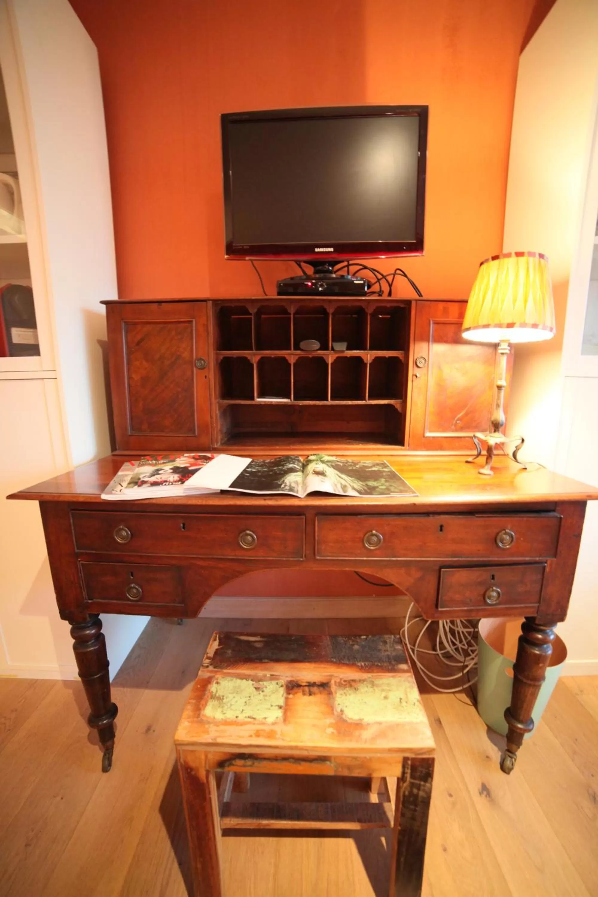 Decorative detail, TV/Entertainment Center in B&B de singel