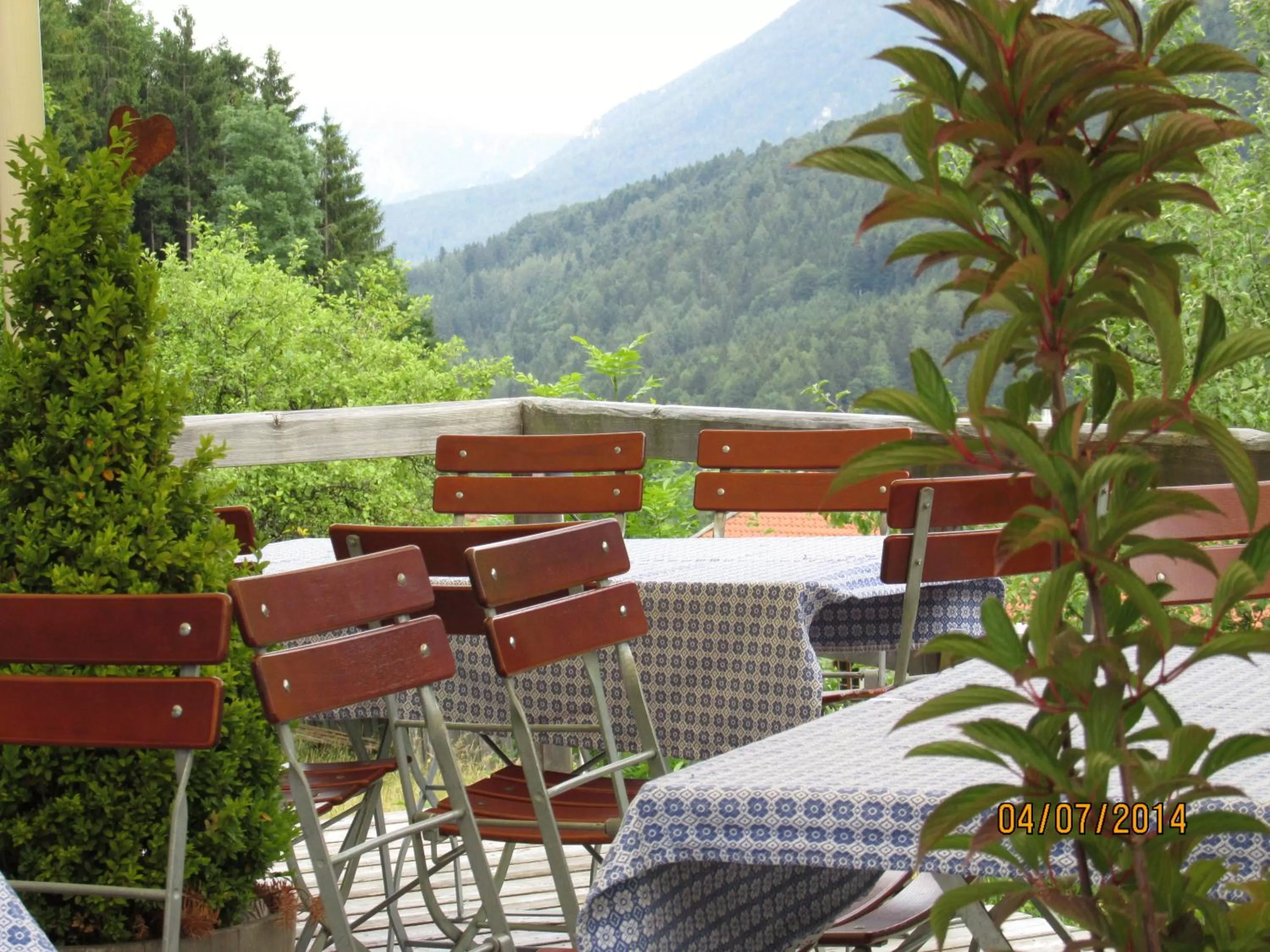 Balcony/Terrace in Berggasthof Butzn Wirt