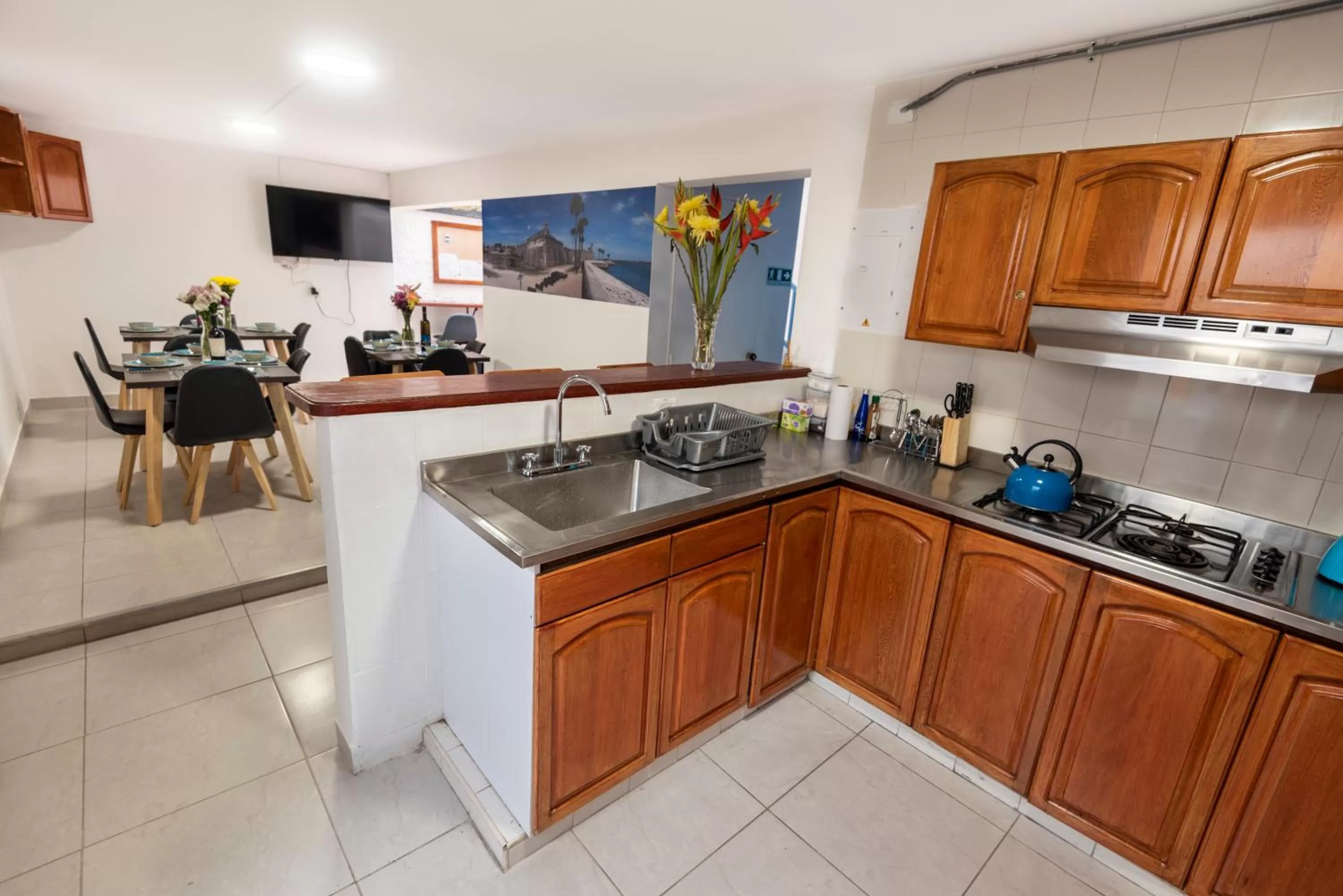 Kitchen or kitchenette in Air Guest House - con Desayuno & Jacuzzi Social