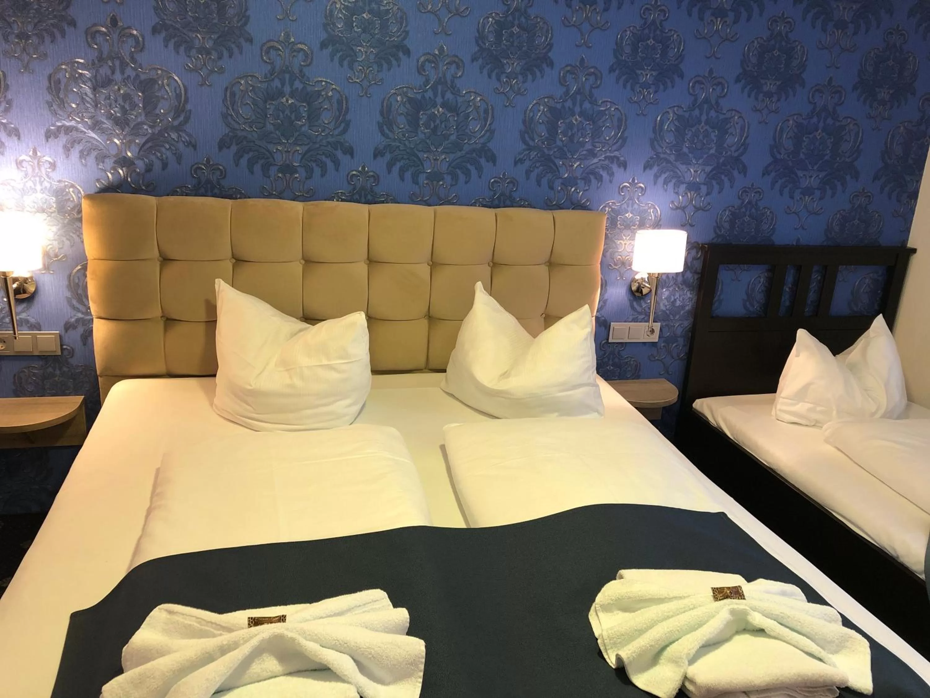 Bed in Arthotel Nagold