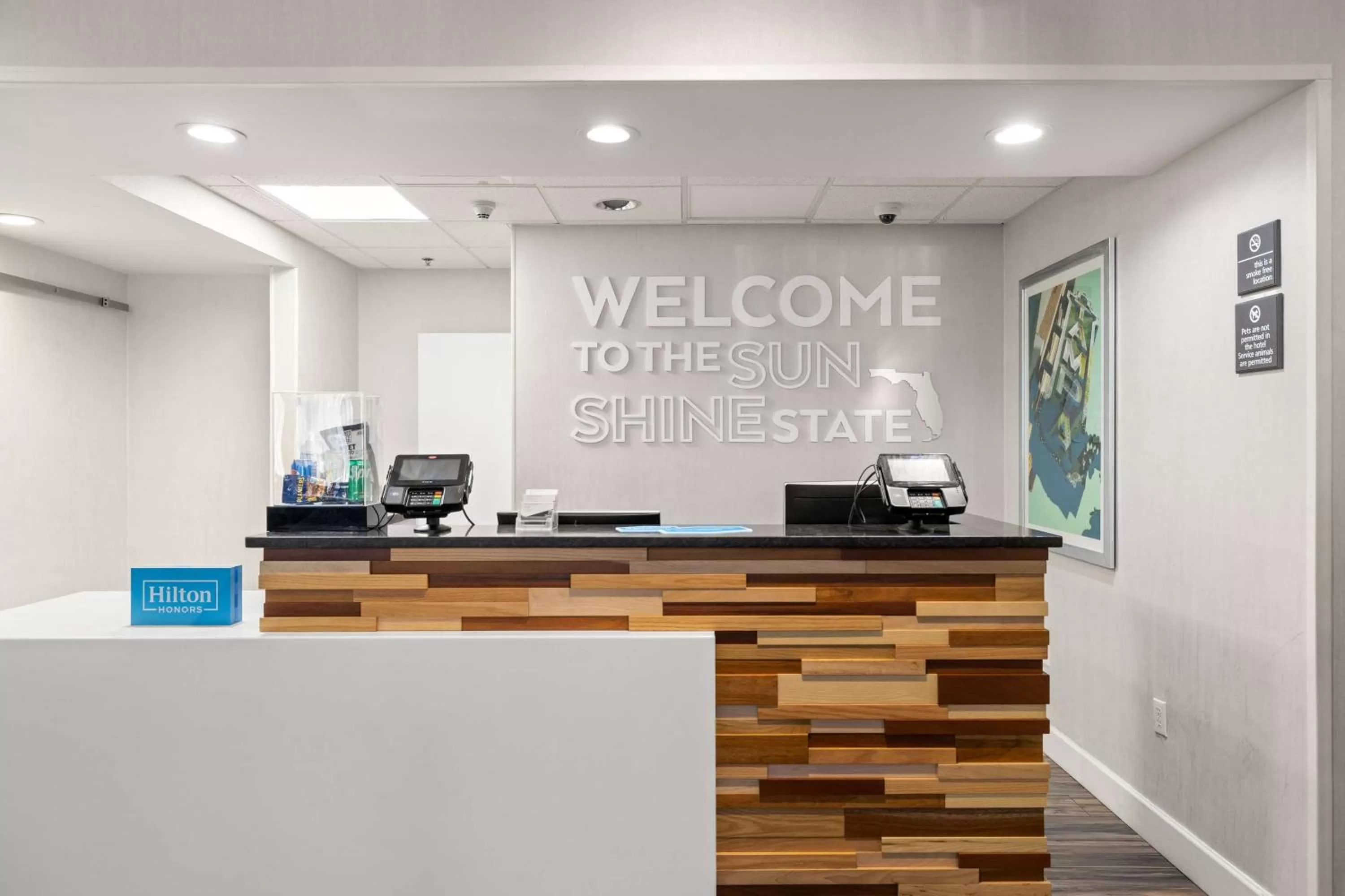 Lobby or reception in Hampton Inn Tampa-Veterans Expressway