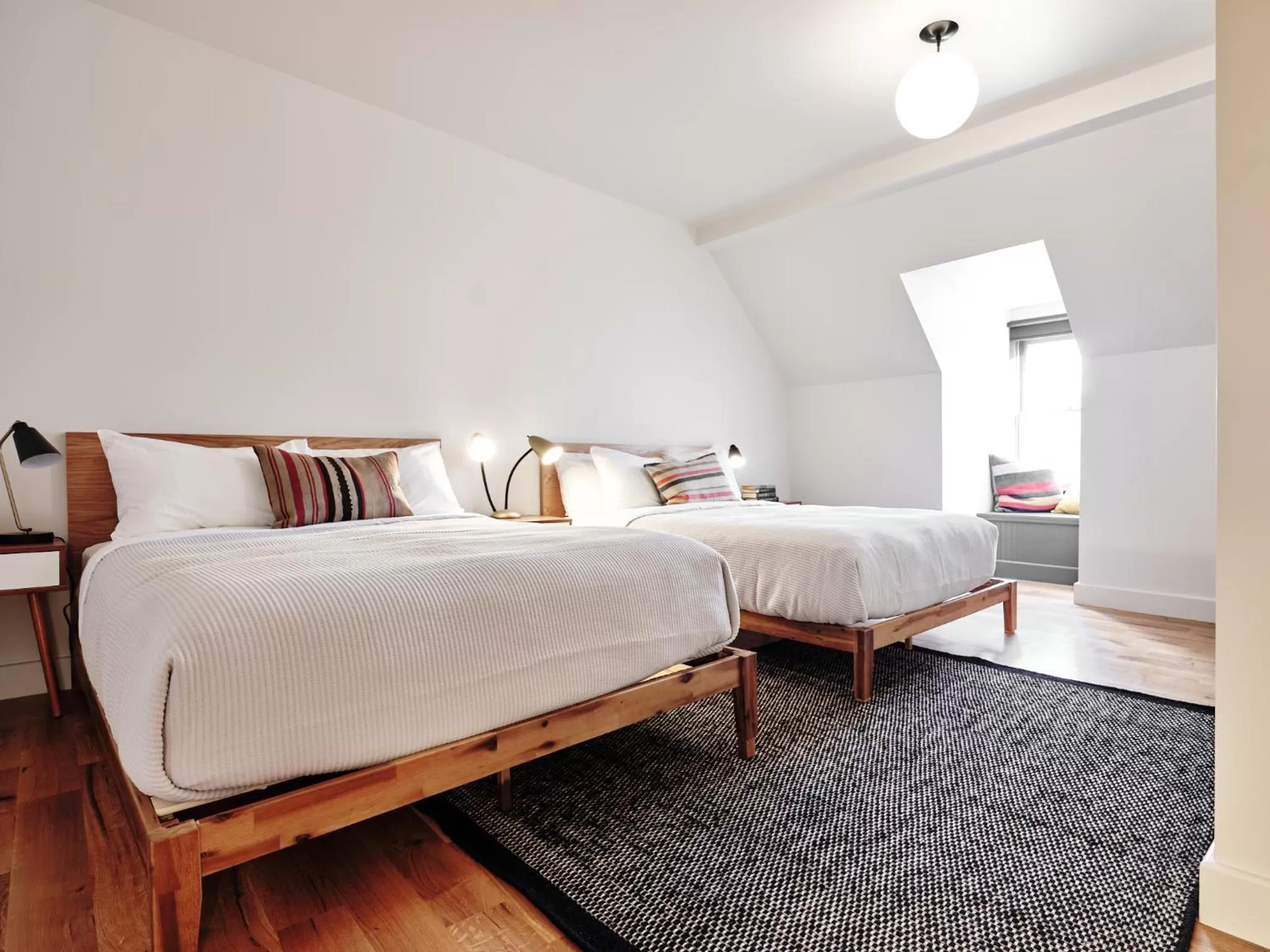 Bed in Thatcher Hotel