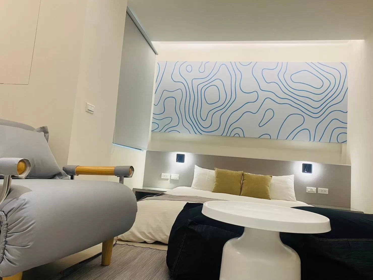 Bedroom, Bed in Beachcastle & Sea View Villa