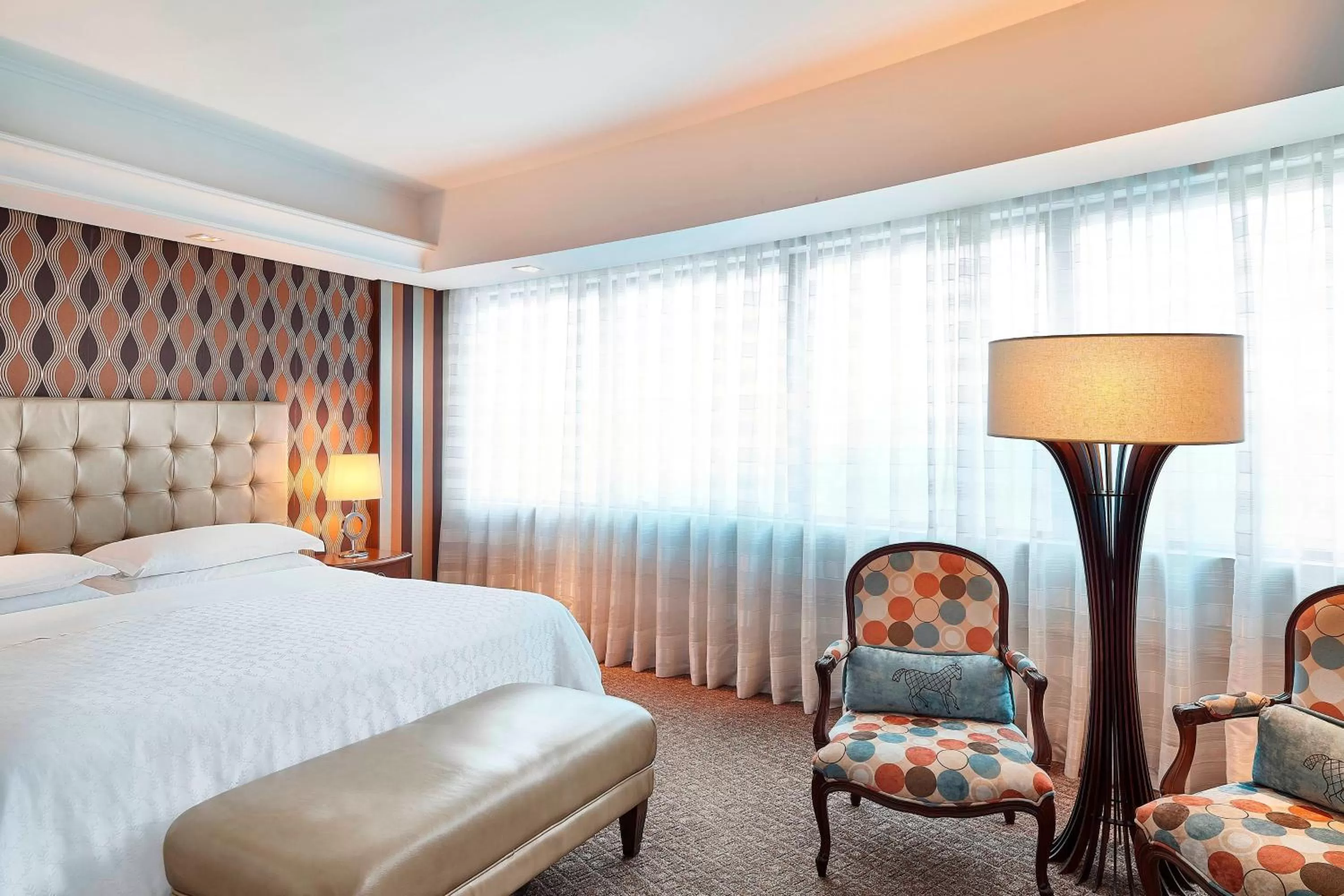 Bed in Hilton Porto Alegre, Brazil