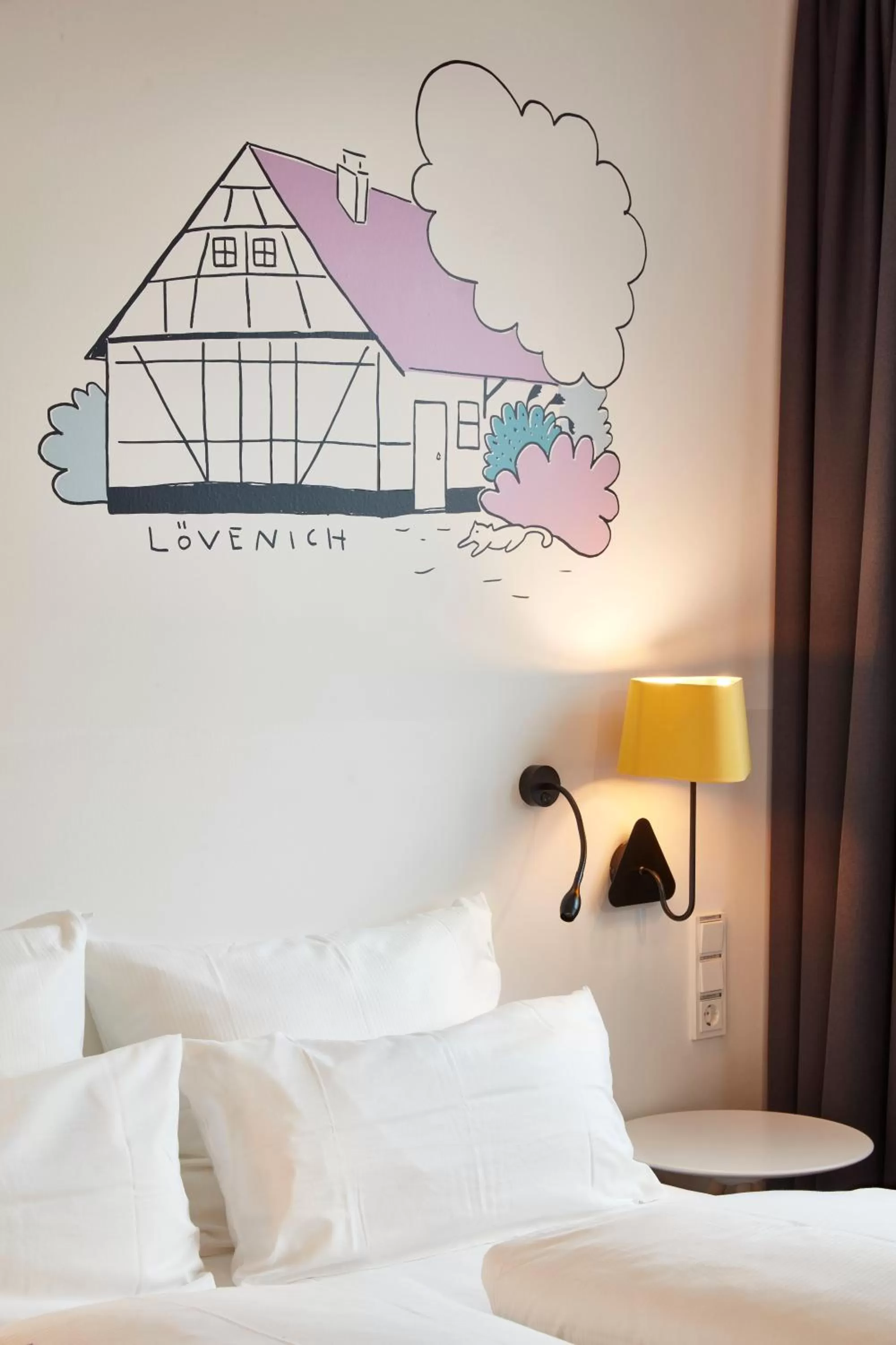 Bed in Hotel im LESKANPark