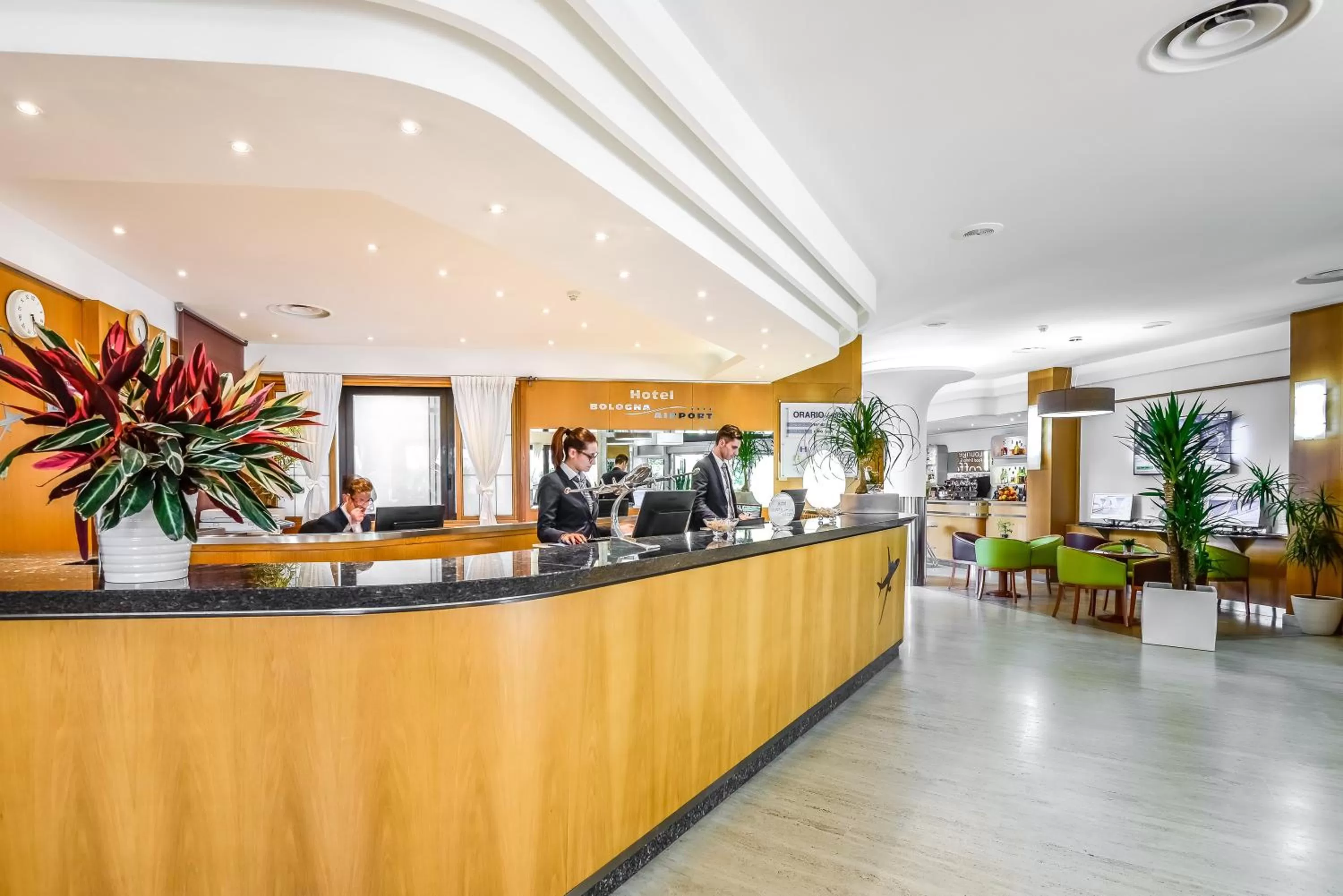 Lobby or reception in Hotel Bologna Airport