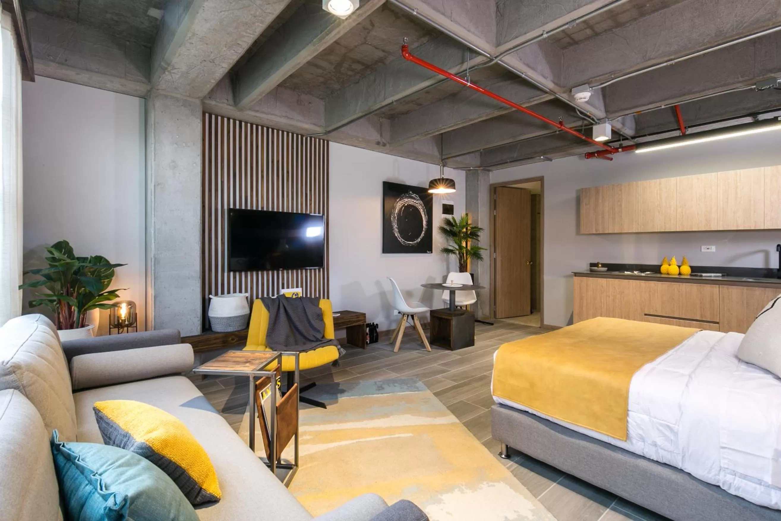 TV and multimedia in Factory Lofts Hotel