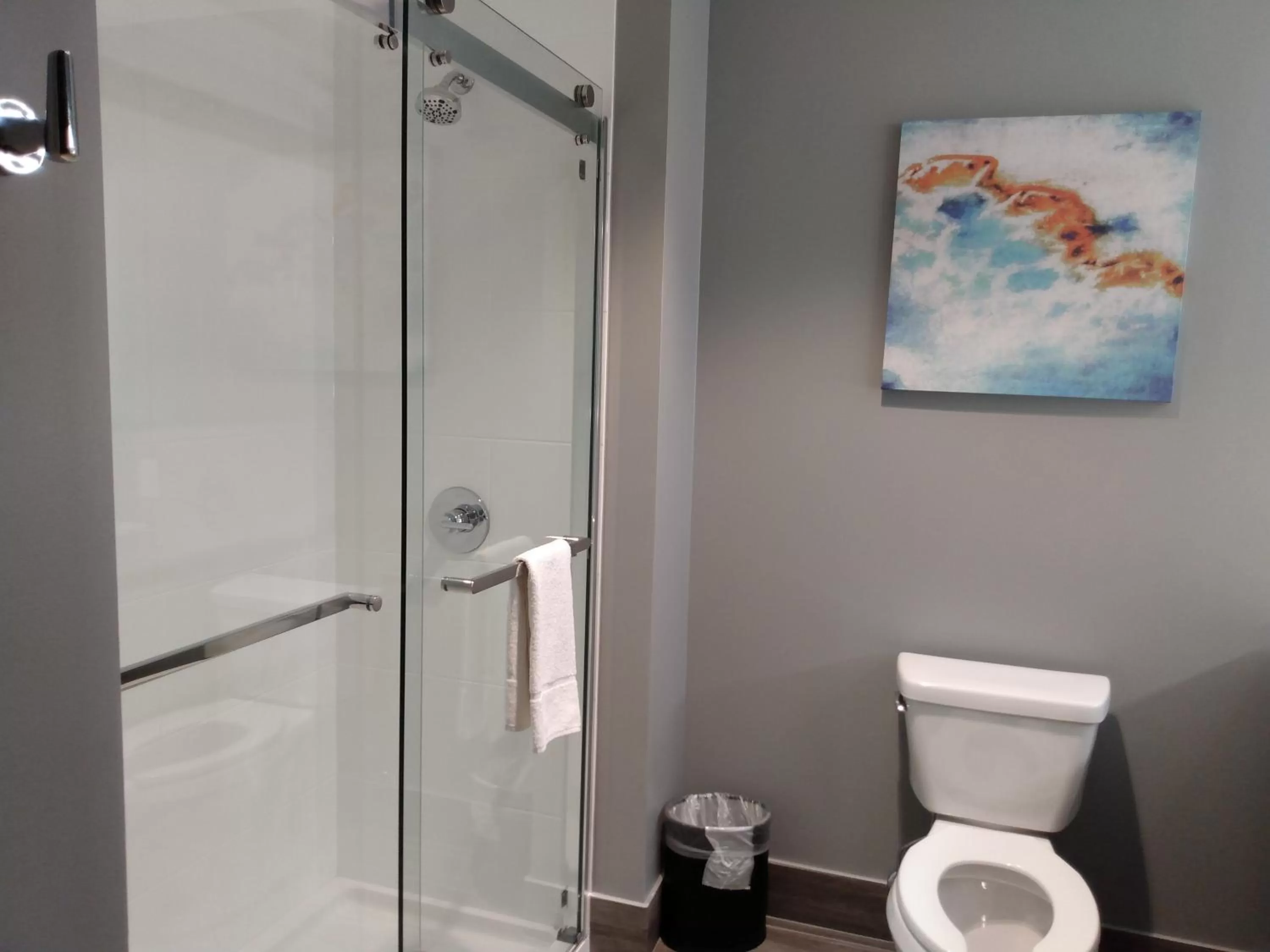 Shower in La Quinta Inn & Suites by Wyndham Bardstown