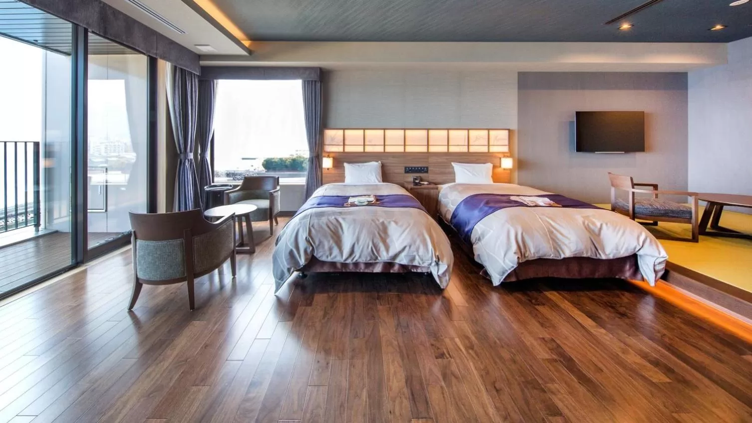 Bed in REX HOTEL Beppu