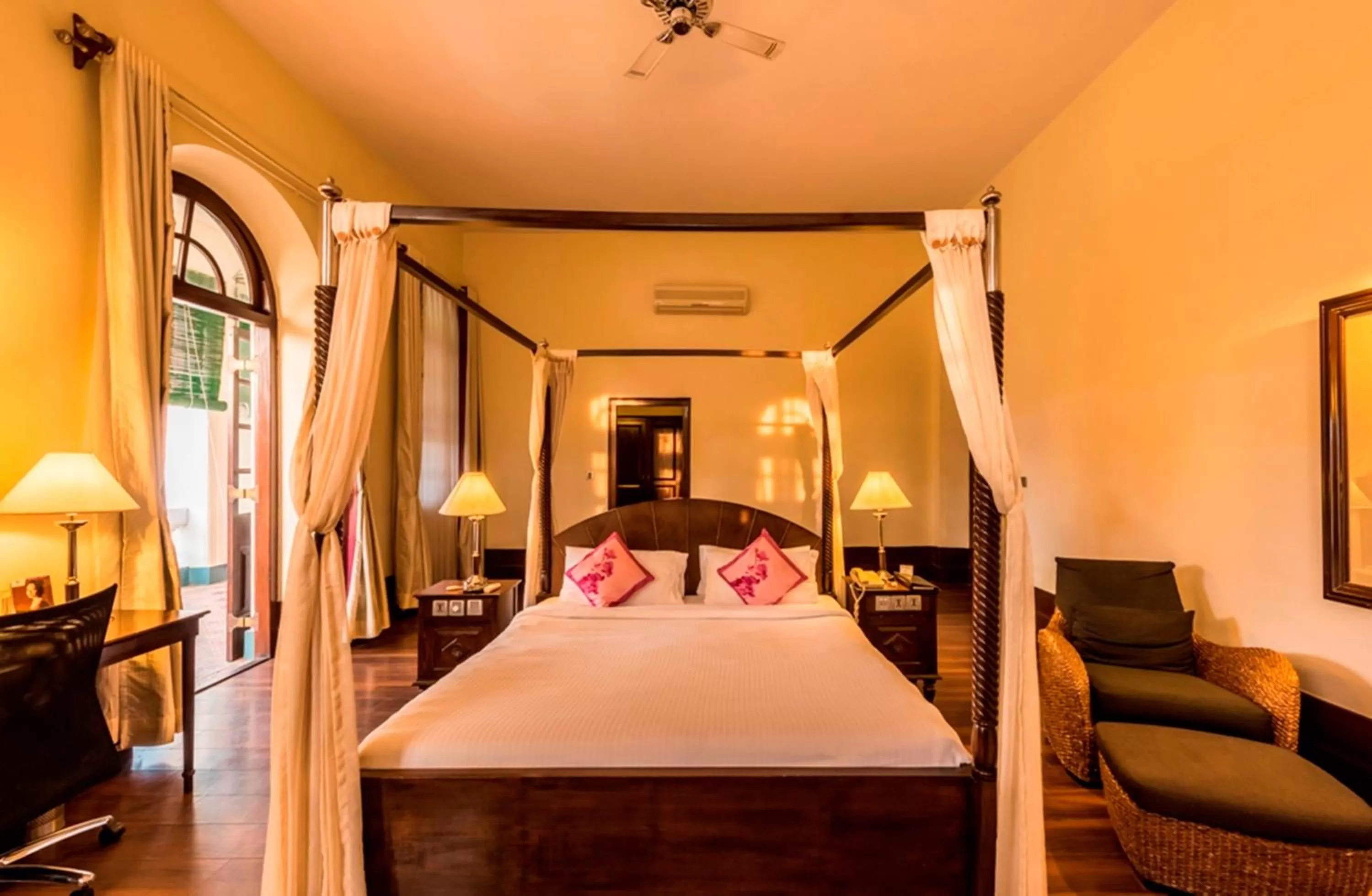 Bedroom, Bed in Royal Orchid Brindavan Garden Mysore