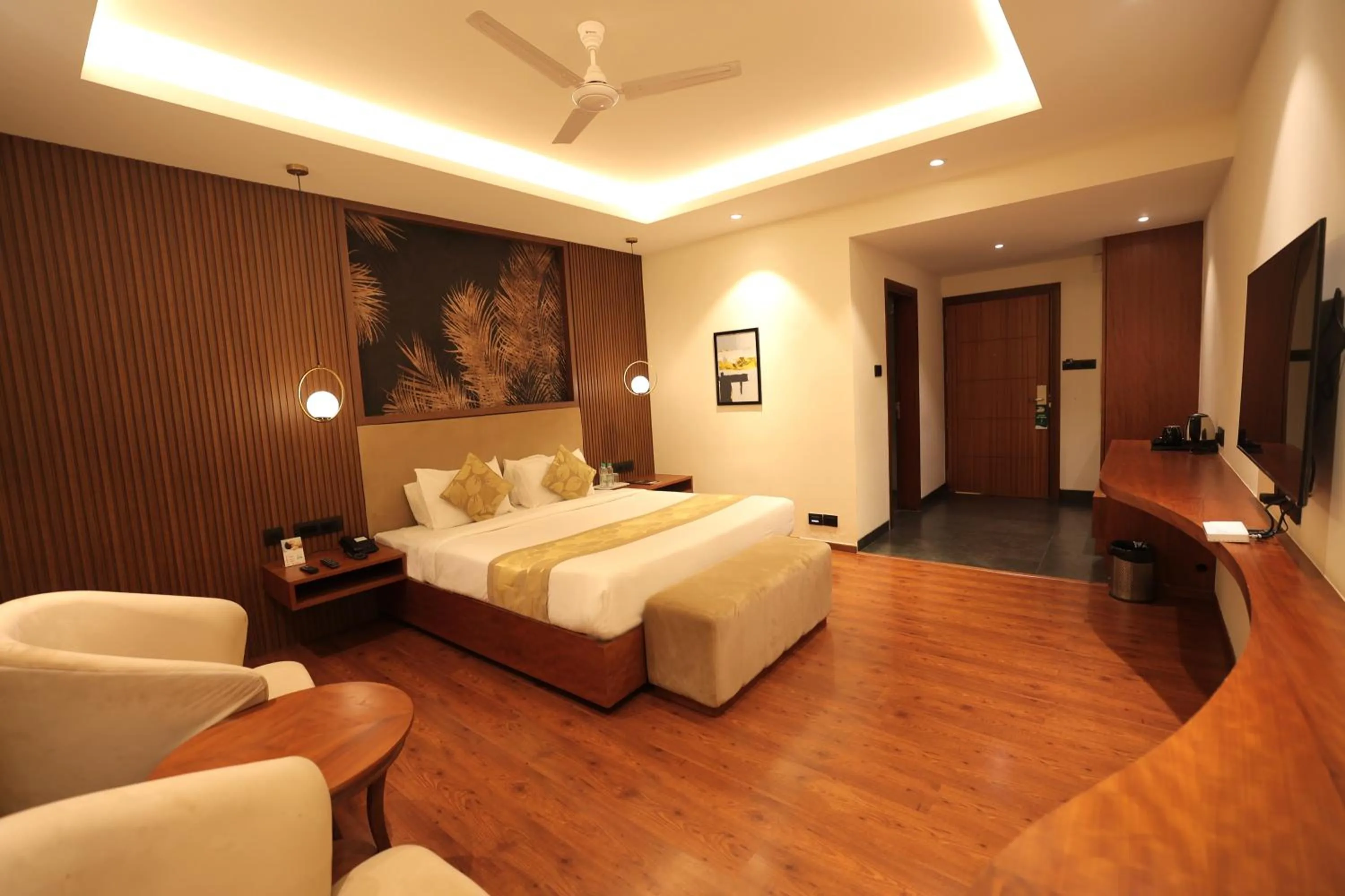 Bed in Poppys Vista Hotel