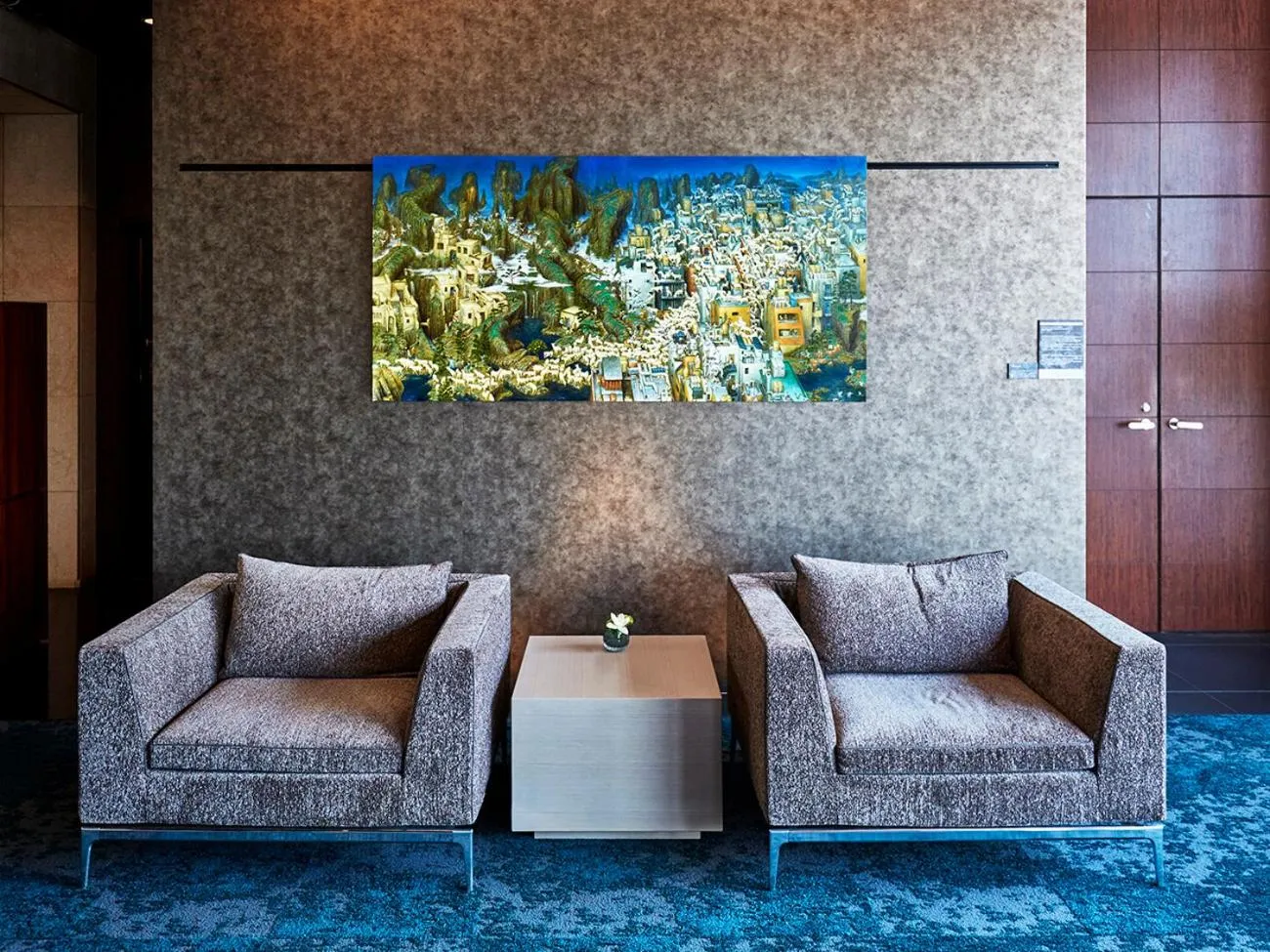 Decorative detail in Park Hotel Tokyo