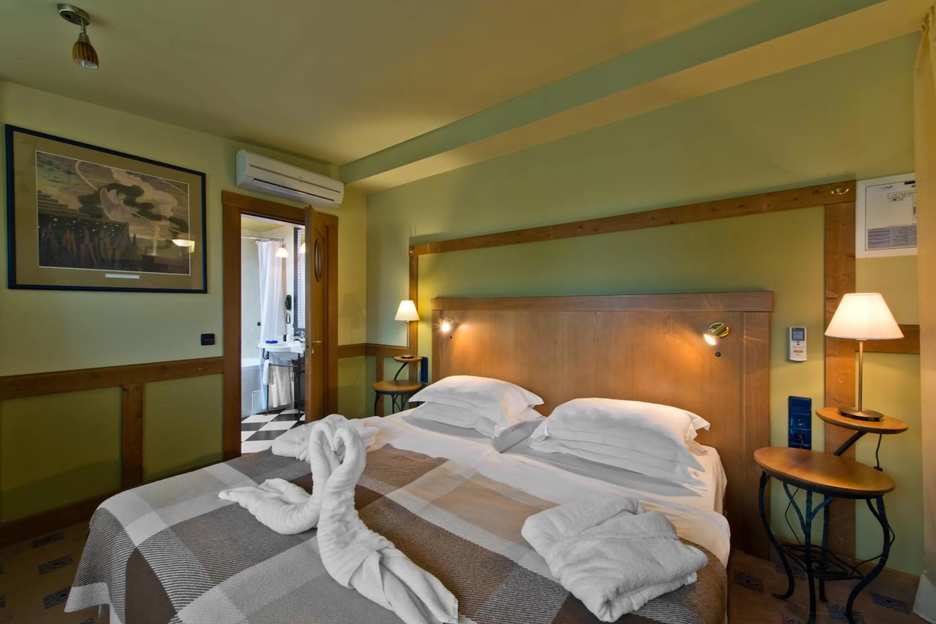 Bed in BEST BALTIC Hotel Druskininkai Central