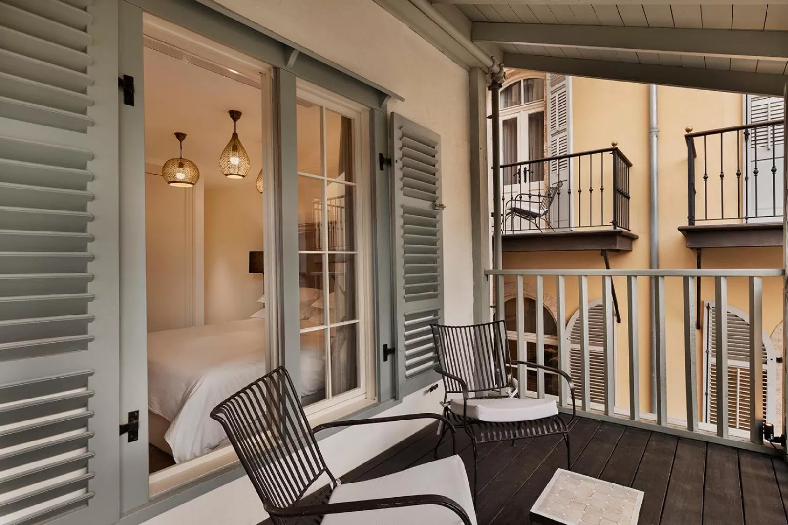 Balcony/Terrace in The Drisco Hotel Tel Aviv - Relais & Châteaux