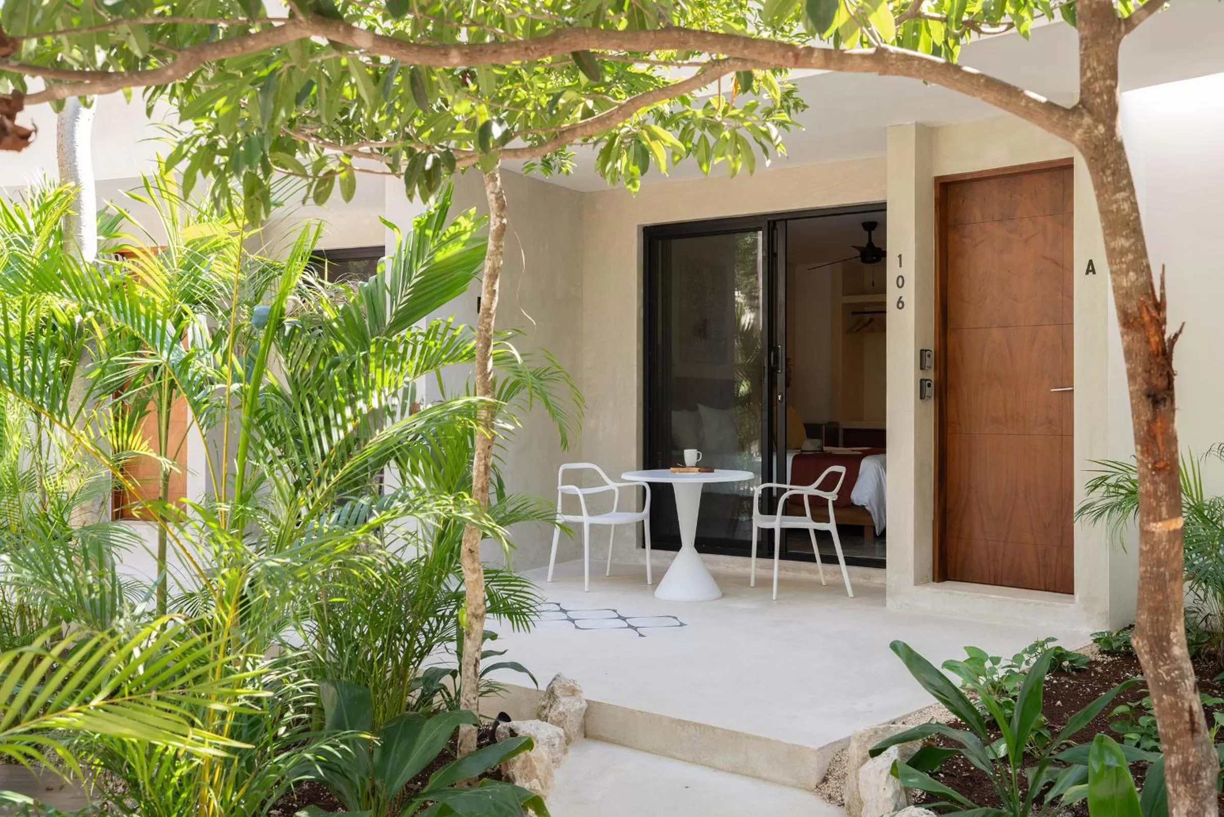 King Room with Pool View in Suites at TreeTops Tulum