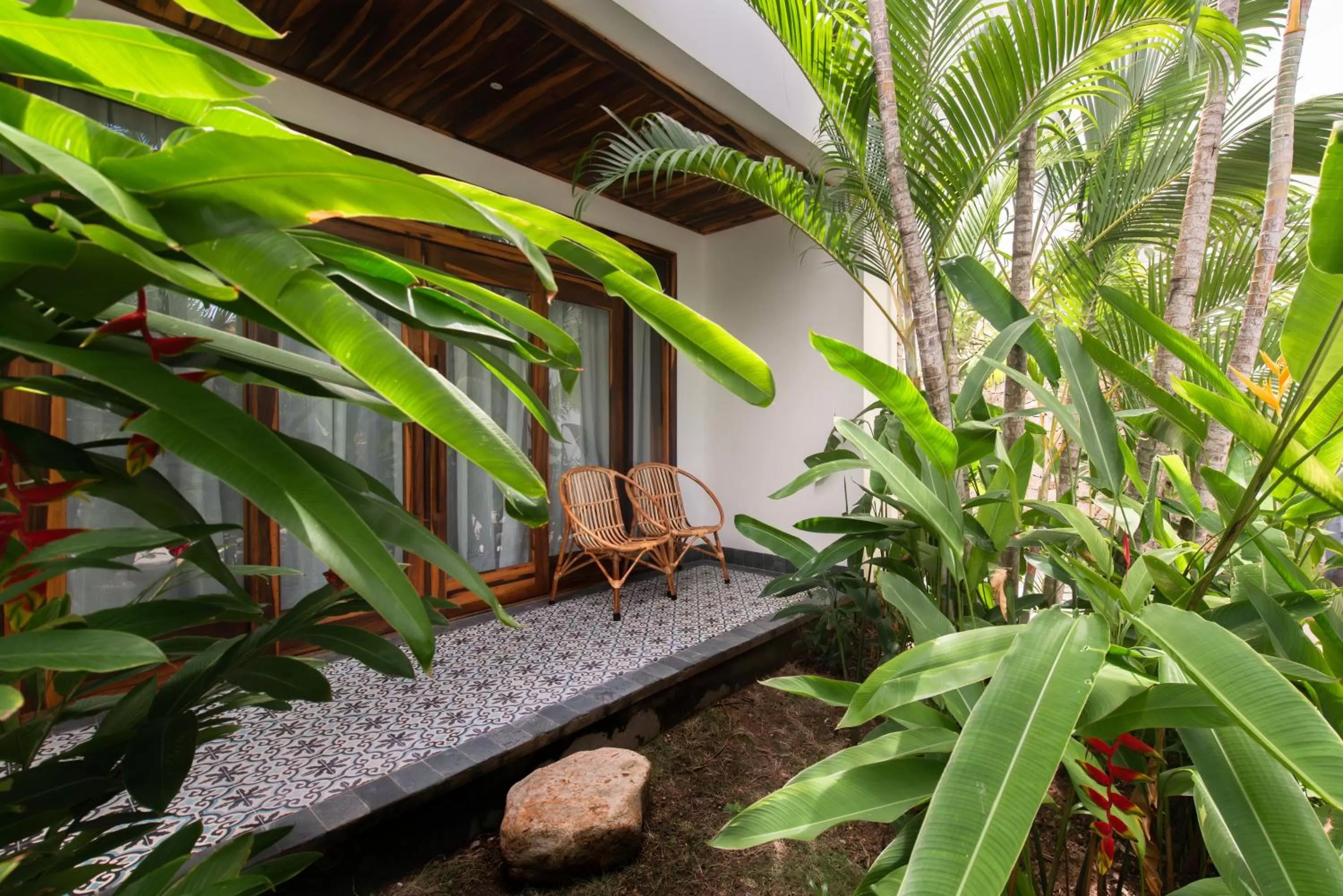 Balcony/Terrace in Alibu Resort Nha Trang