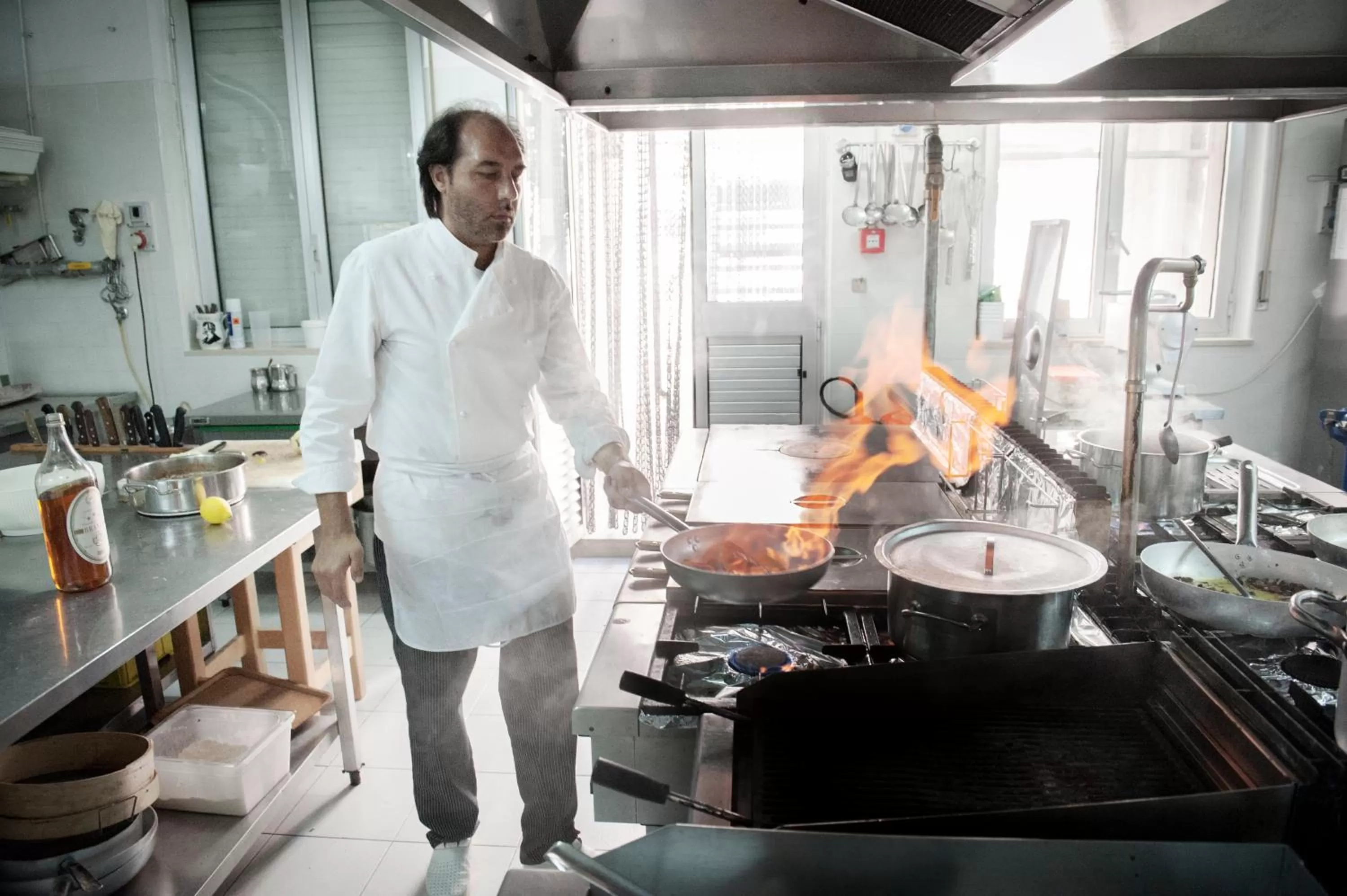 Kitchen or kitchenette in Hotel Fini