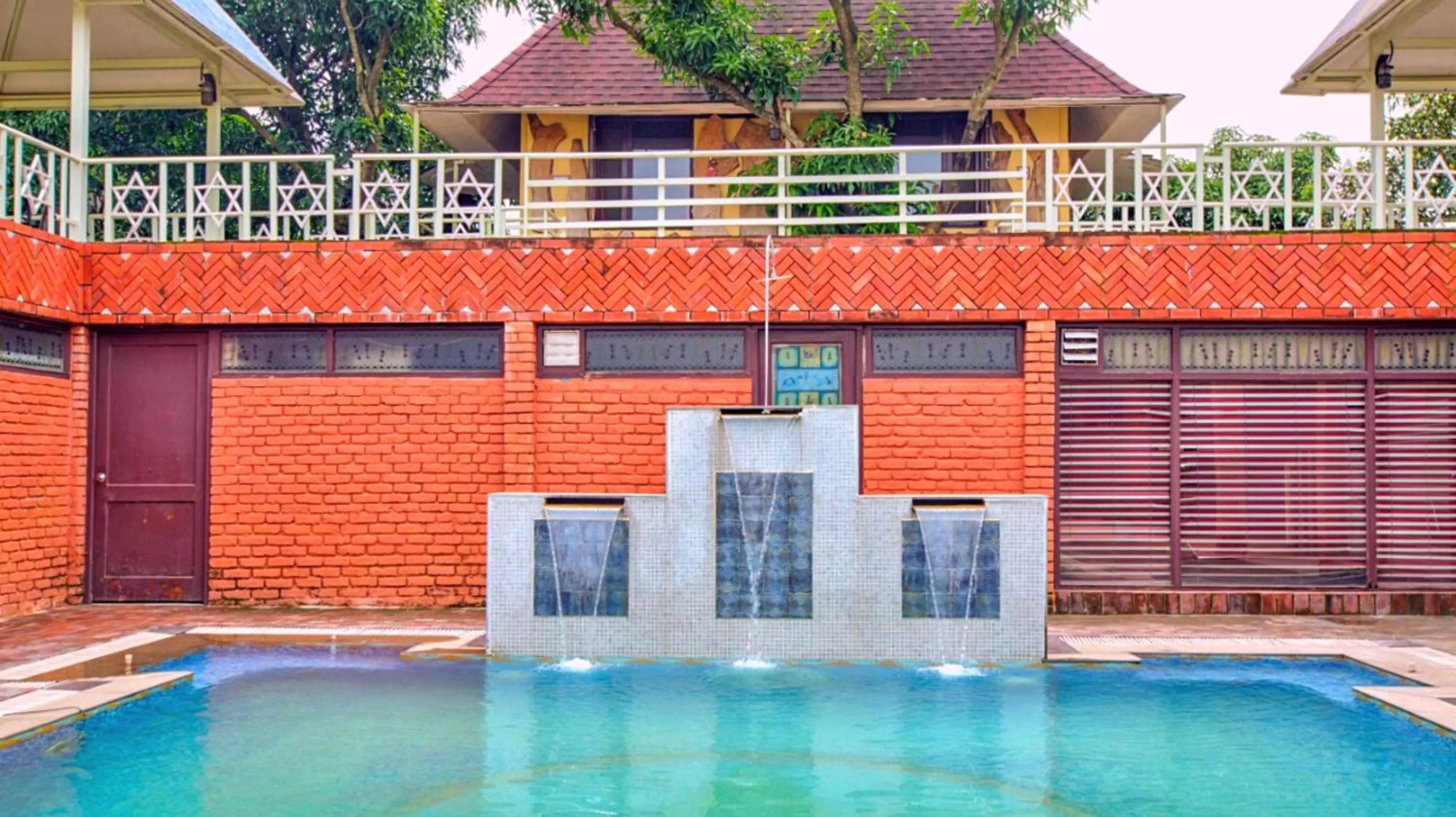 Swimming pool in Pyramid Home Divine - A Wellness Resort