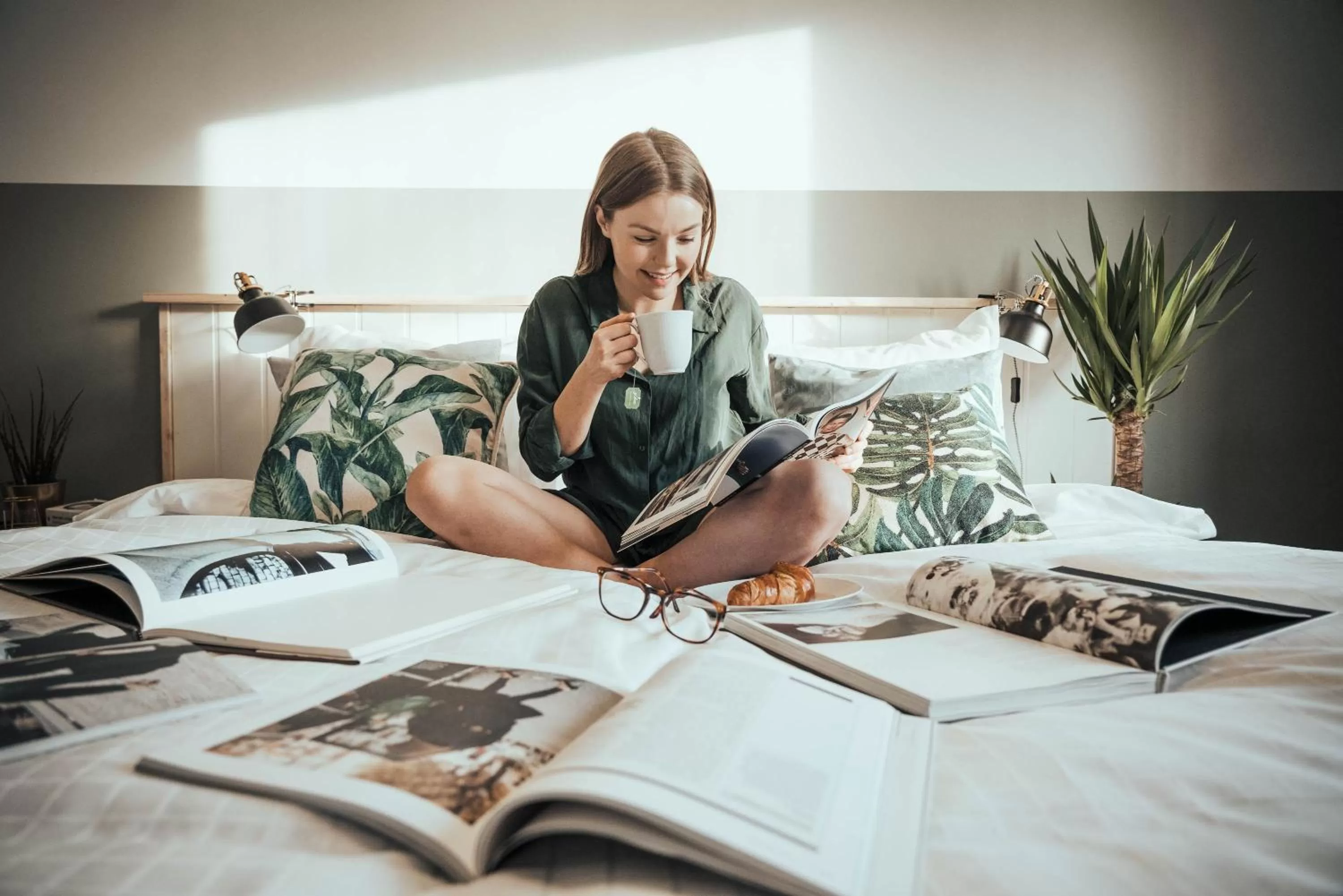 People, Bed in Botanika Uppsala