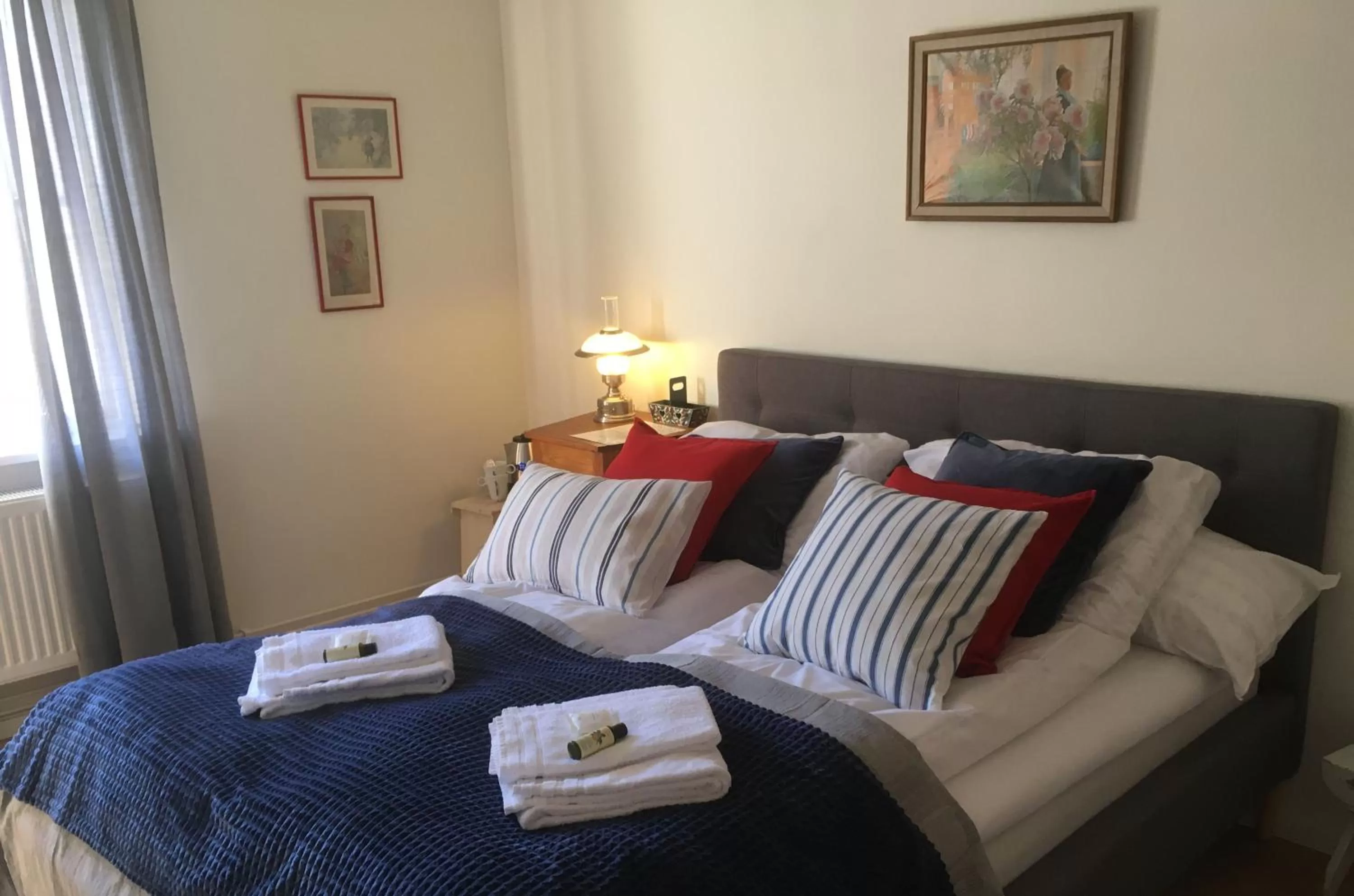 Bed in Snöå Bruk Hotell och konferens