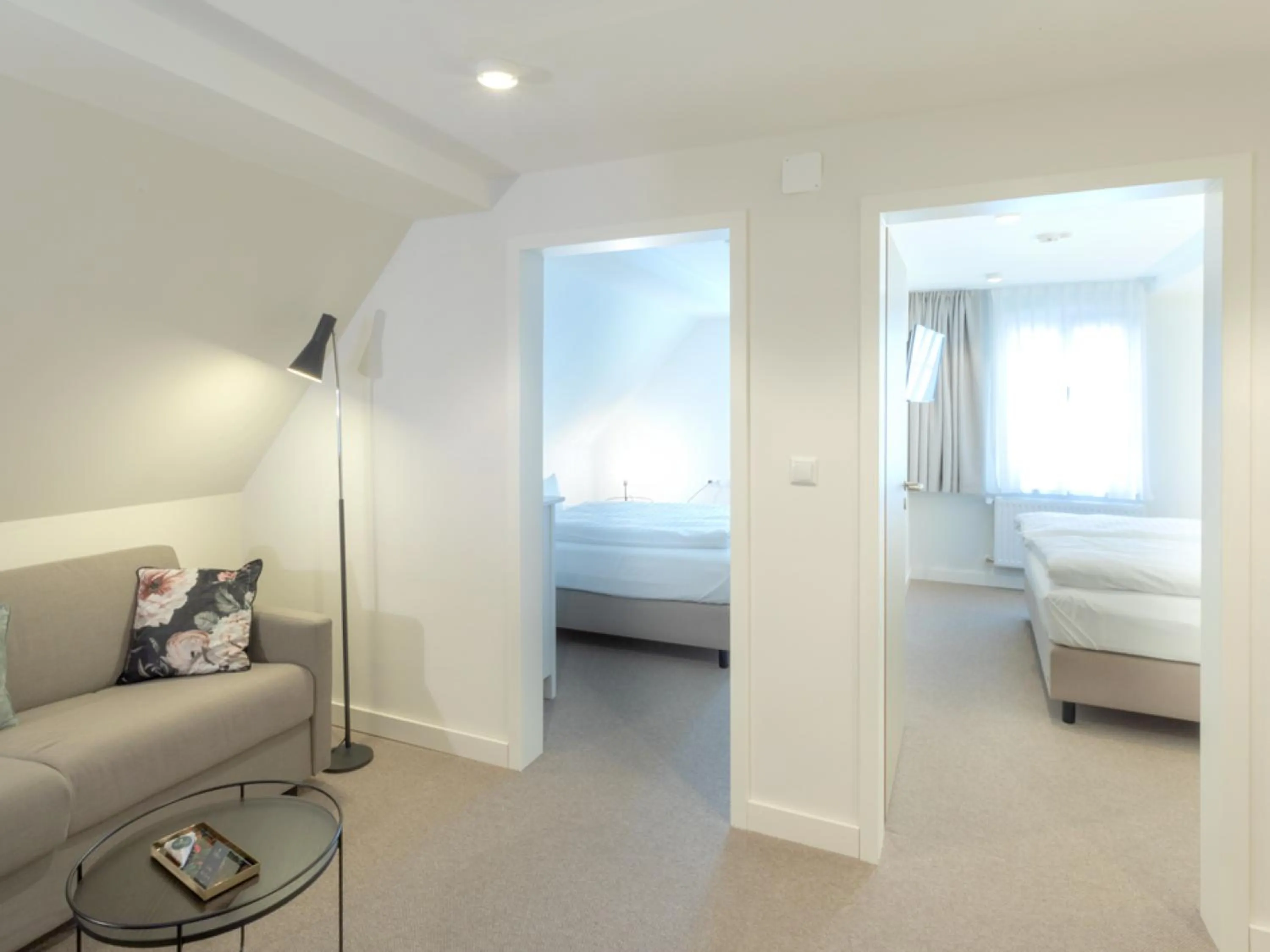 Living room, Bed in Hotel Tuchhaus