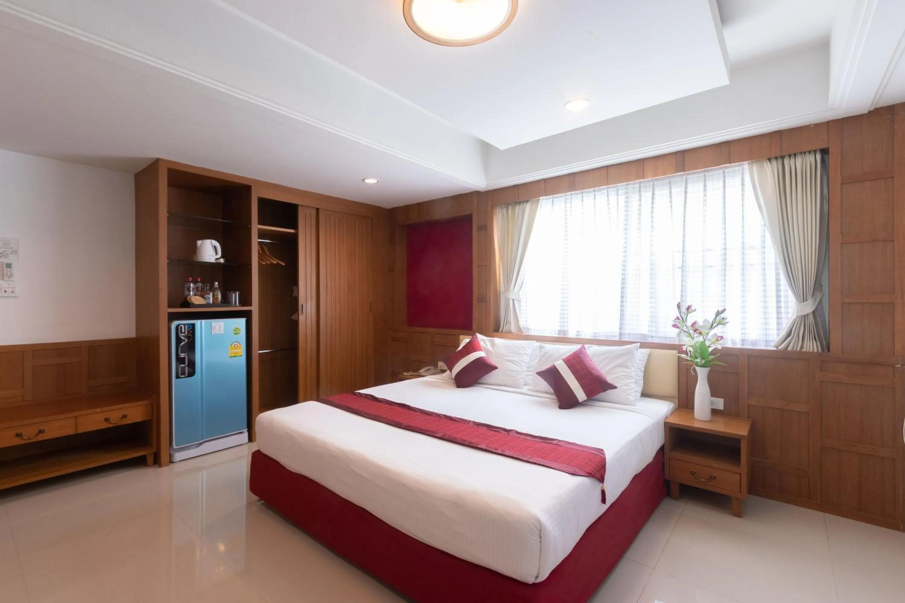 Bed in Gusto Pratunam Hotel