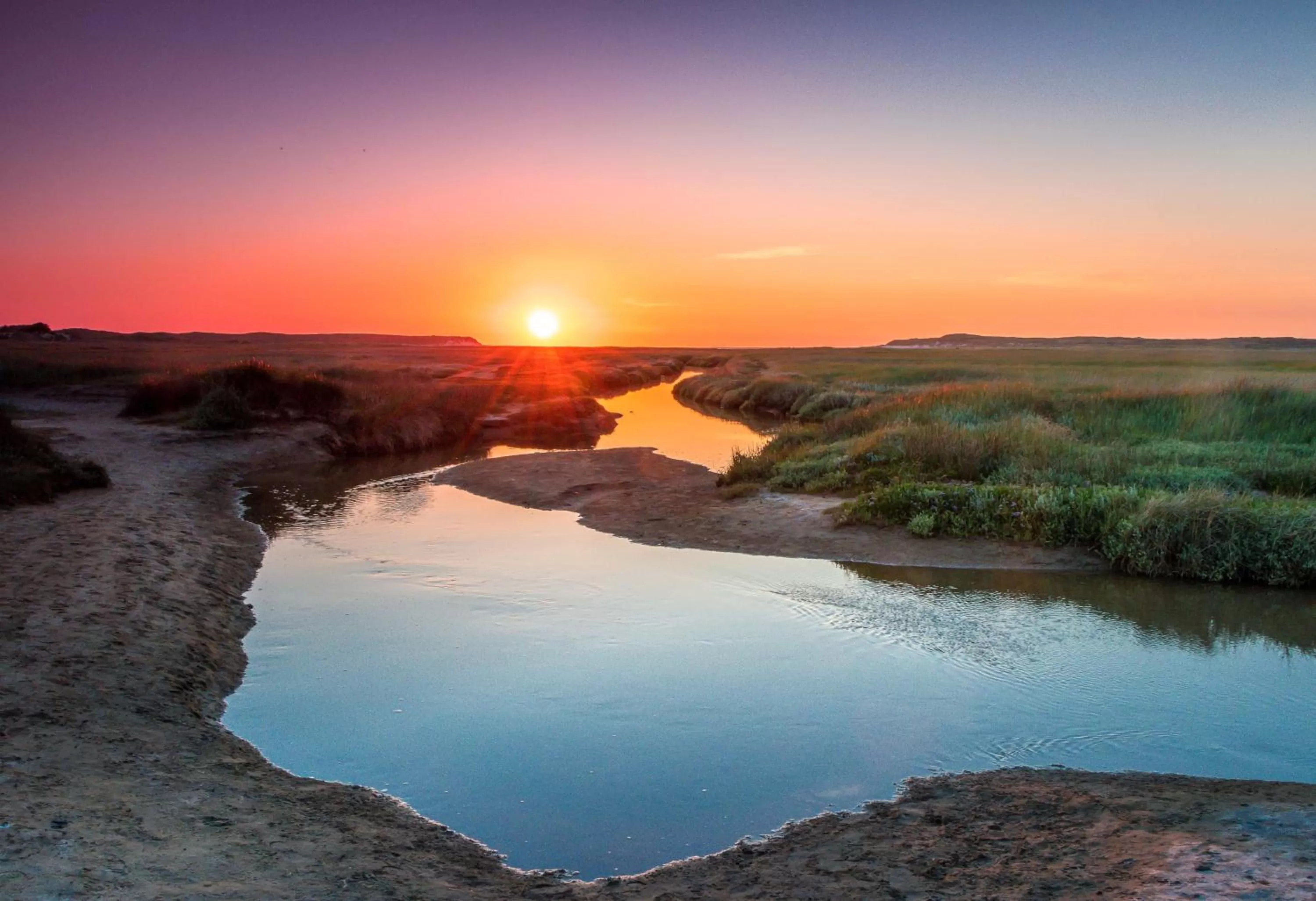 Natural landscape in Bed en Bike Strûnen op Texel