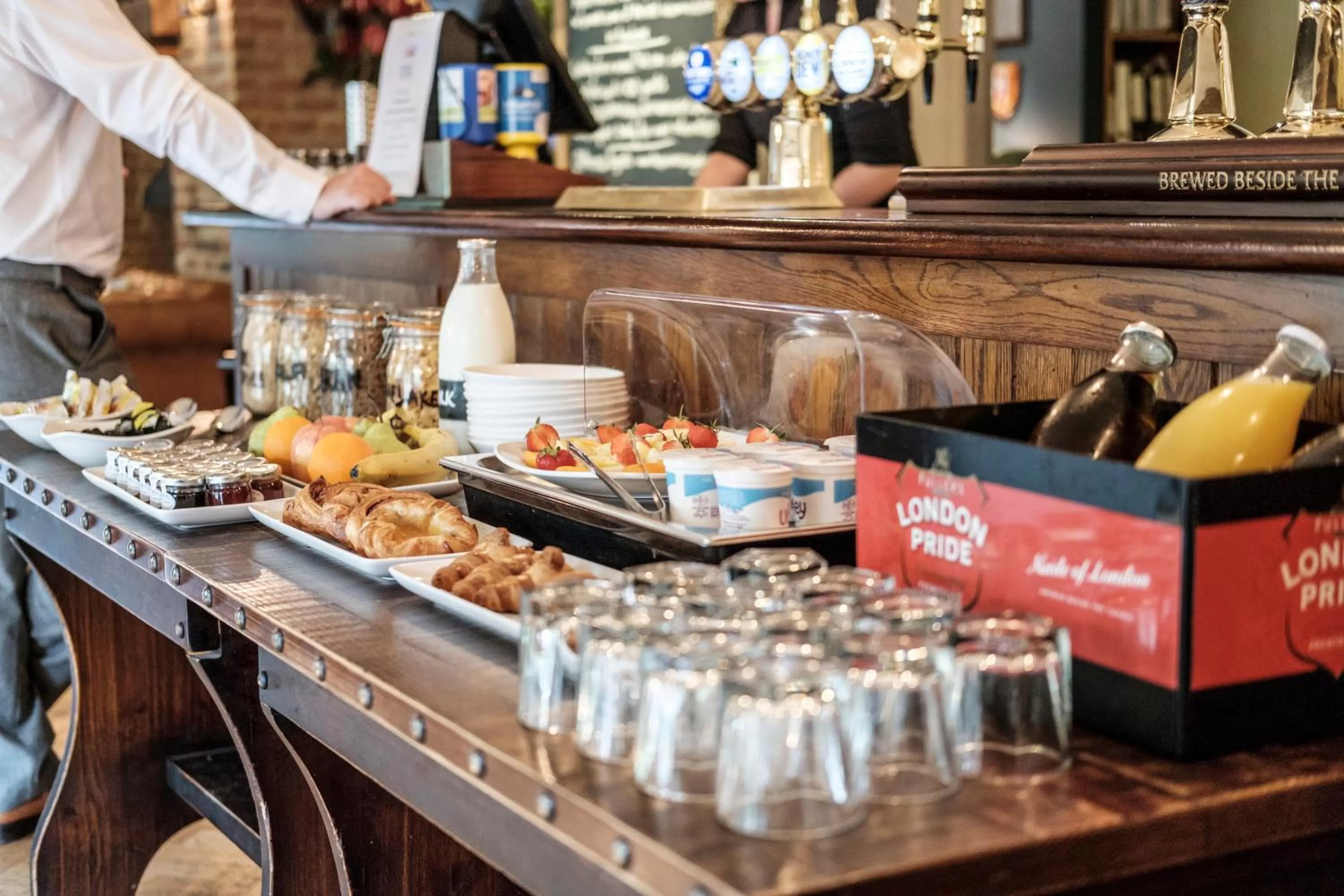 Continental breakfast in The Princess Royal