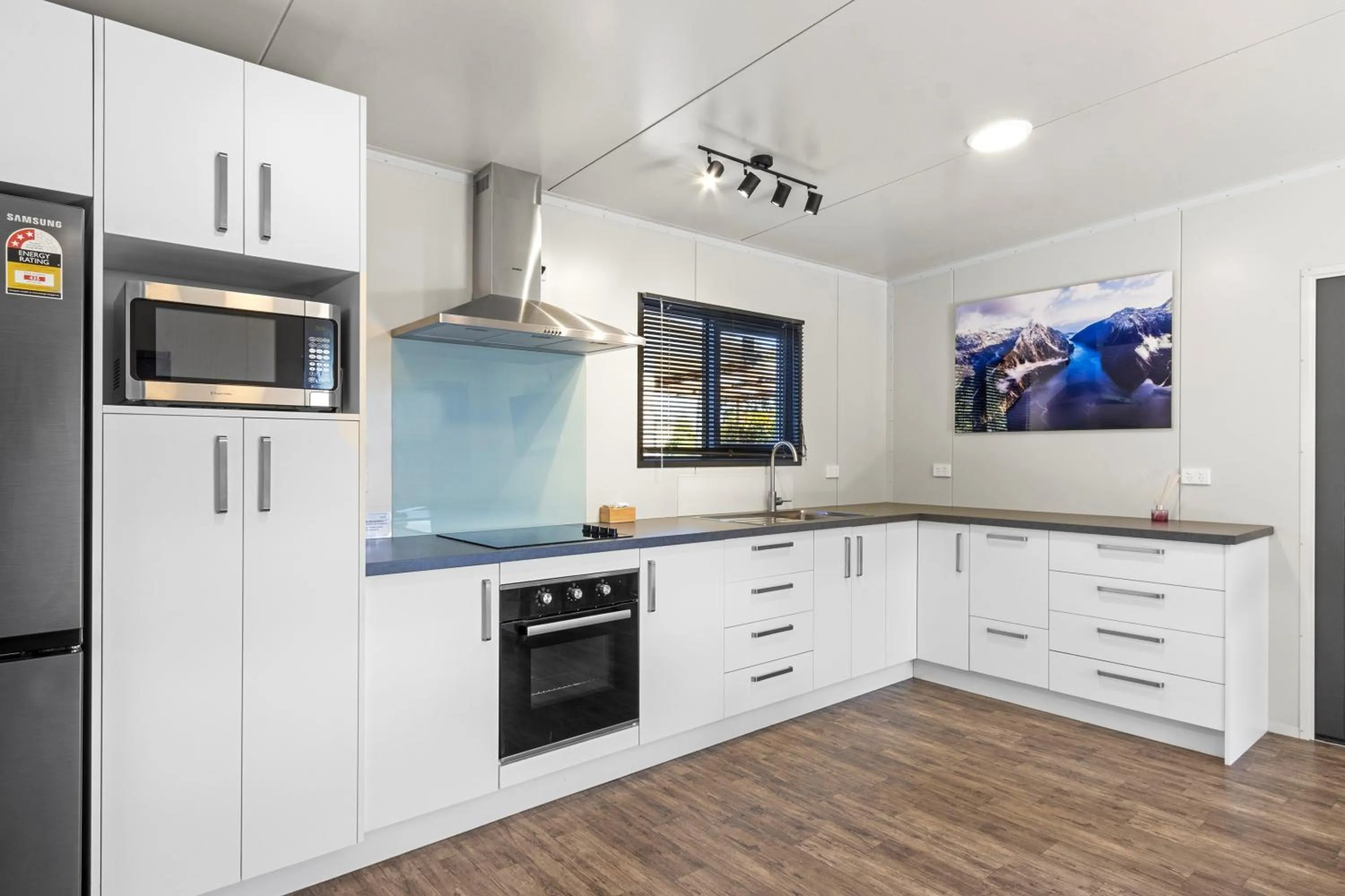 kitchen in North South Holiday Park