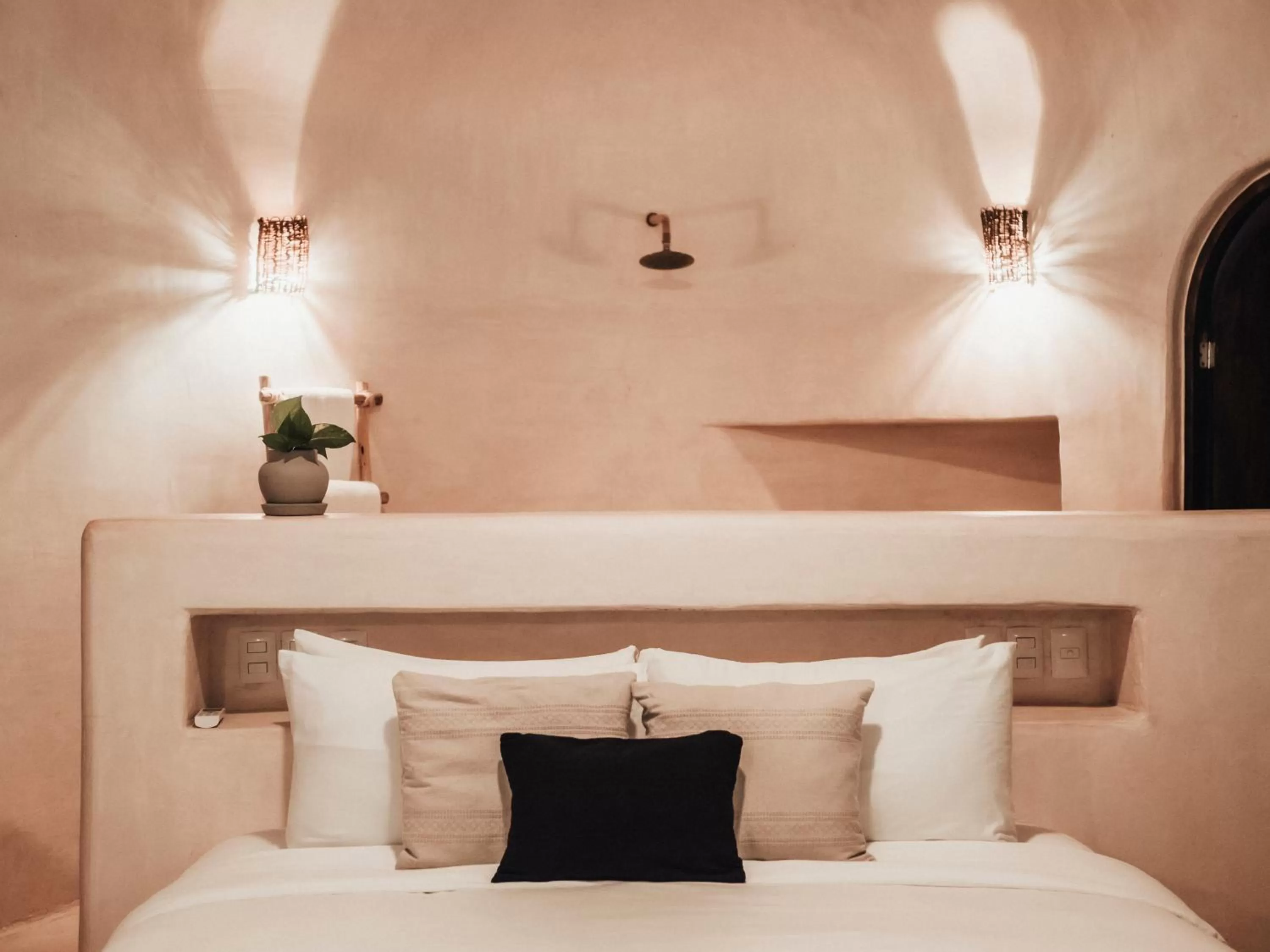 Bed in Papaya Playa Project, Tulum, a Member of Design Hotels