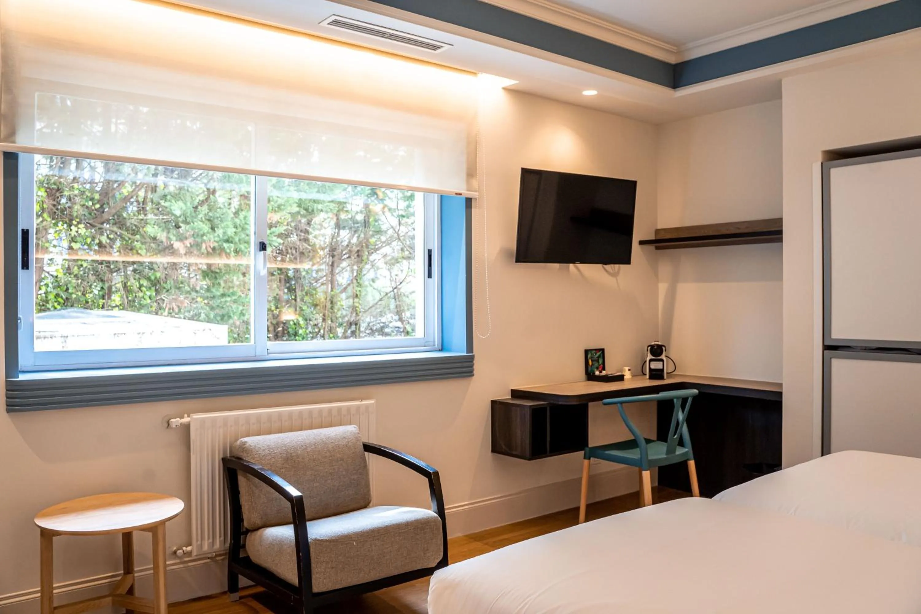 Bed in Hotel Rio Bidasoa