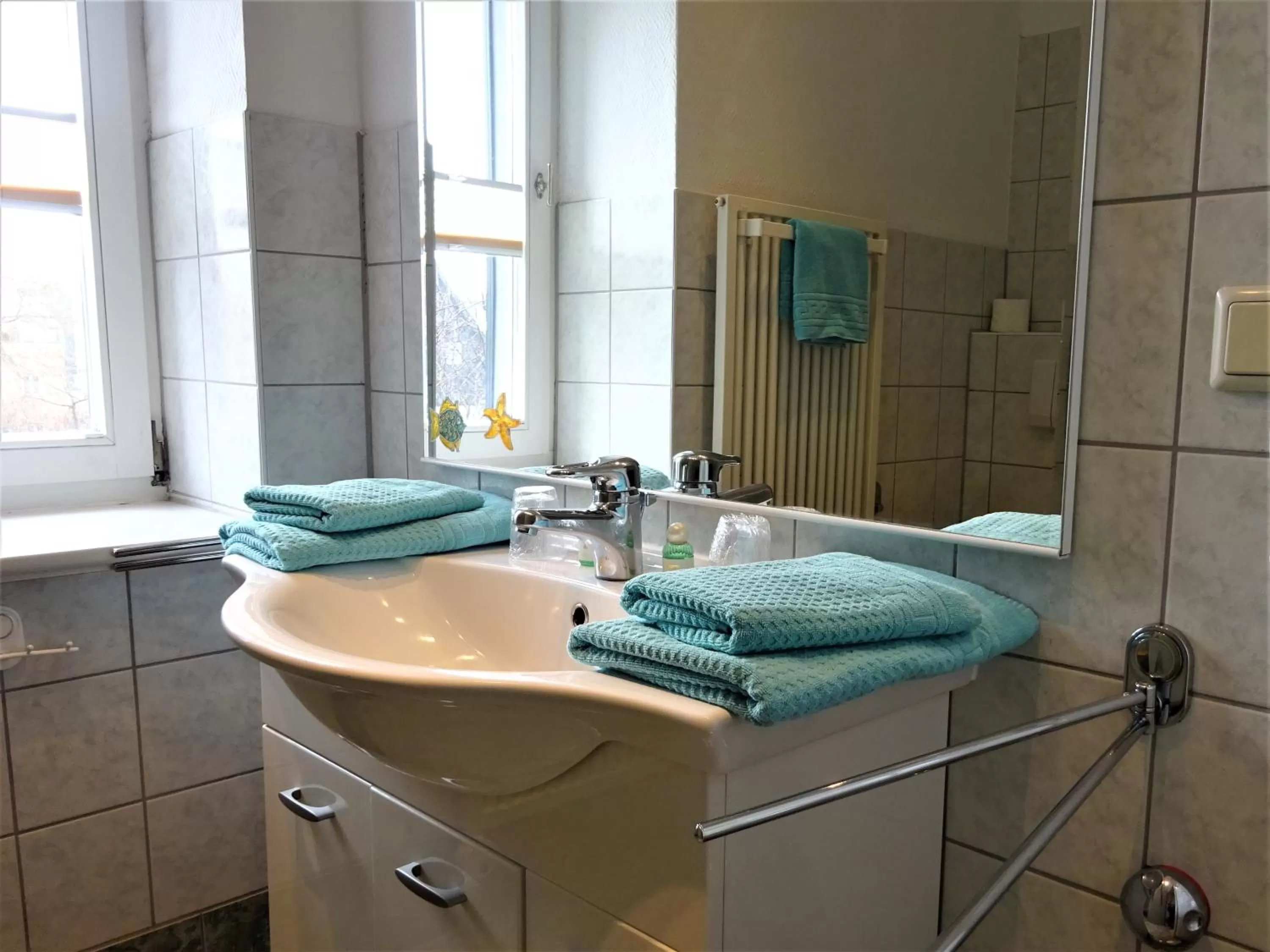 Bathroom in Hotel Pension Zur Fährbrücke