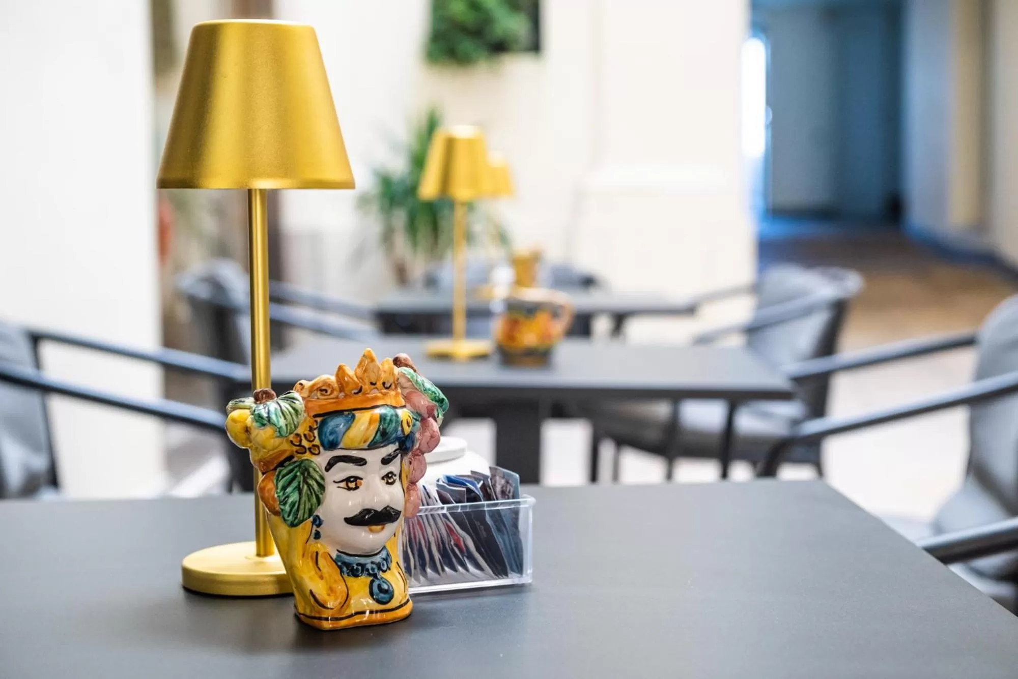 Patio in Central Gallery Rooms- Palazzo D'Ali' Staiti XIX