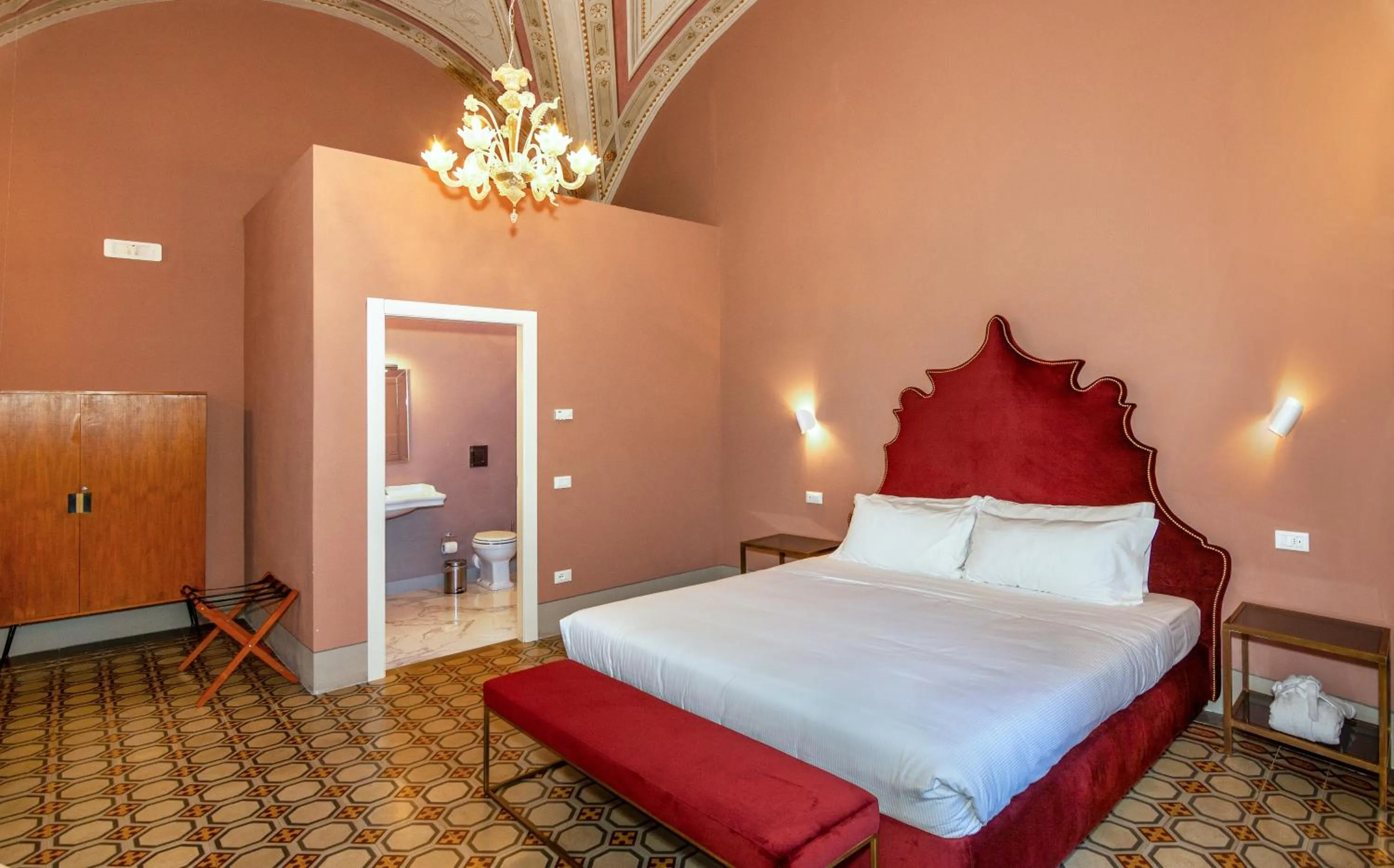 Bedroom, Bed in Hotel Villa San Michele