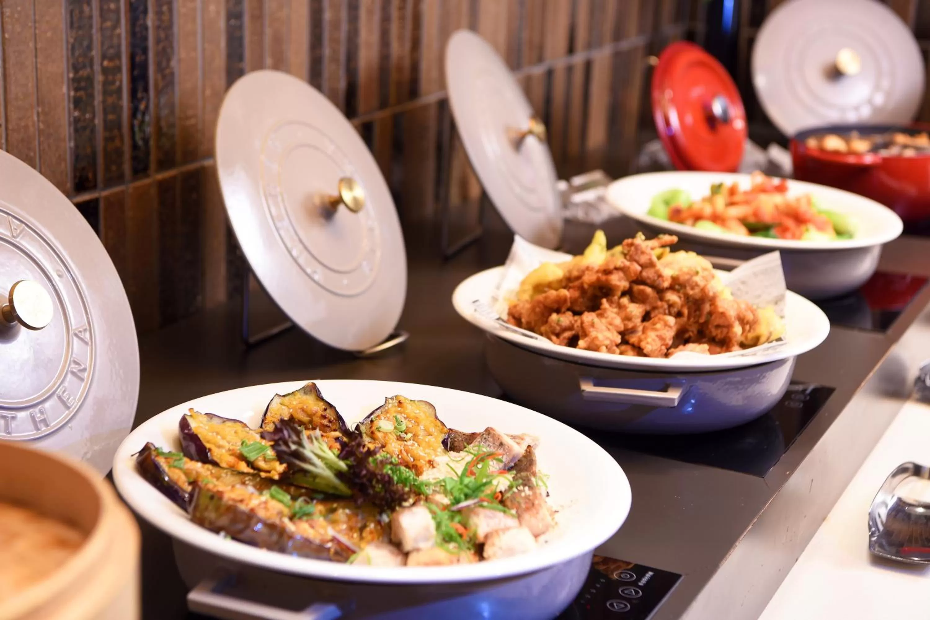 Buffet breakfast in Hotel Gracery Taipei