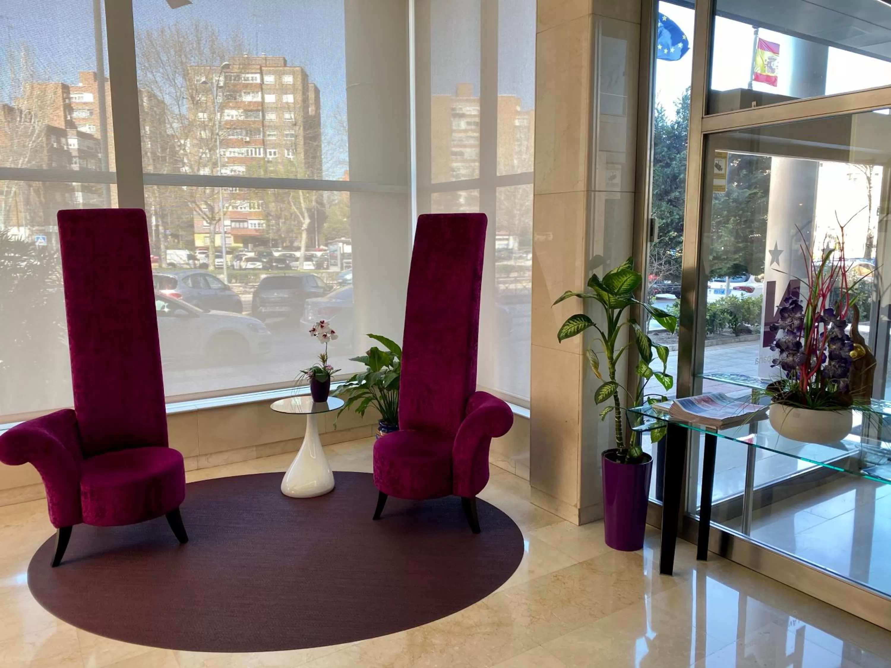 Lobby or reception in Hoteles Urbanos N Avenida de España