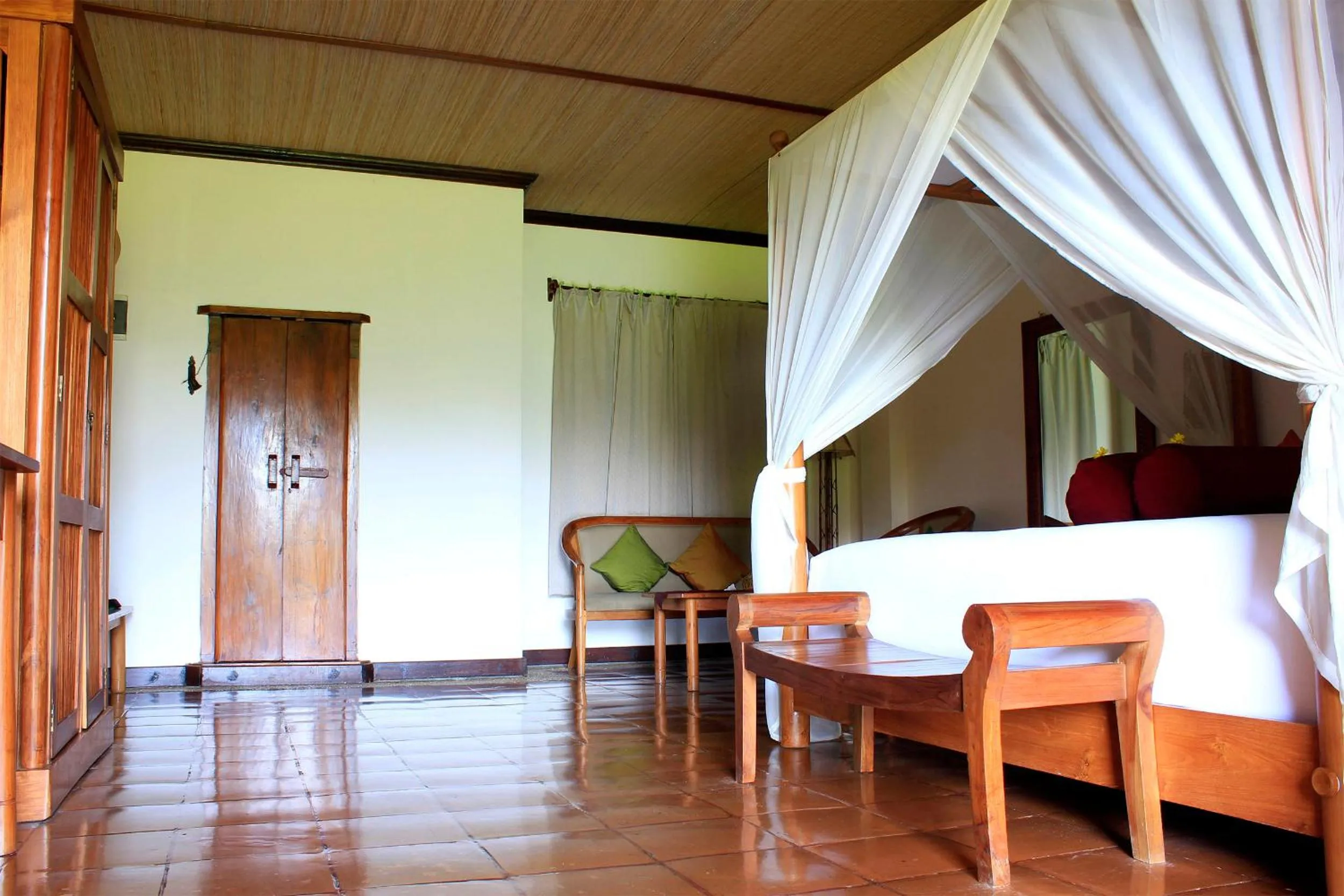 Bed in Junjungan Ubud Hotel and Spa