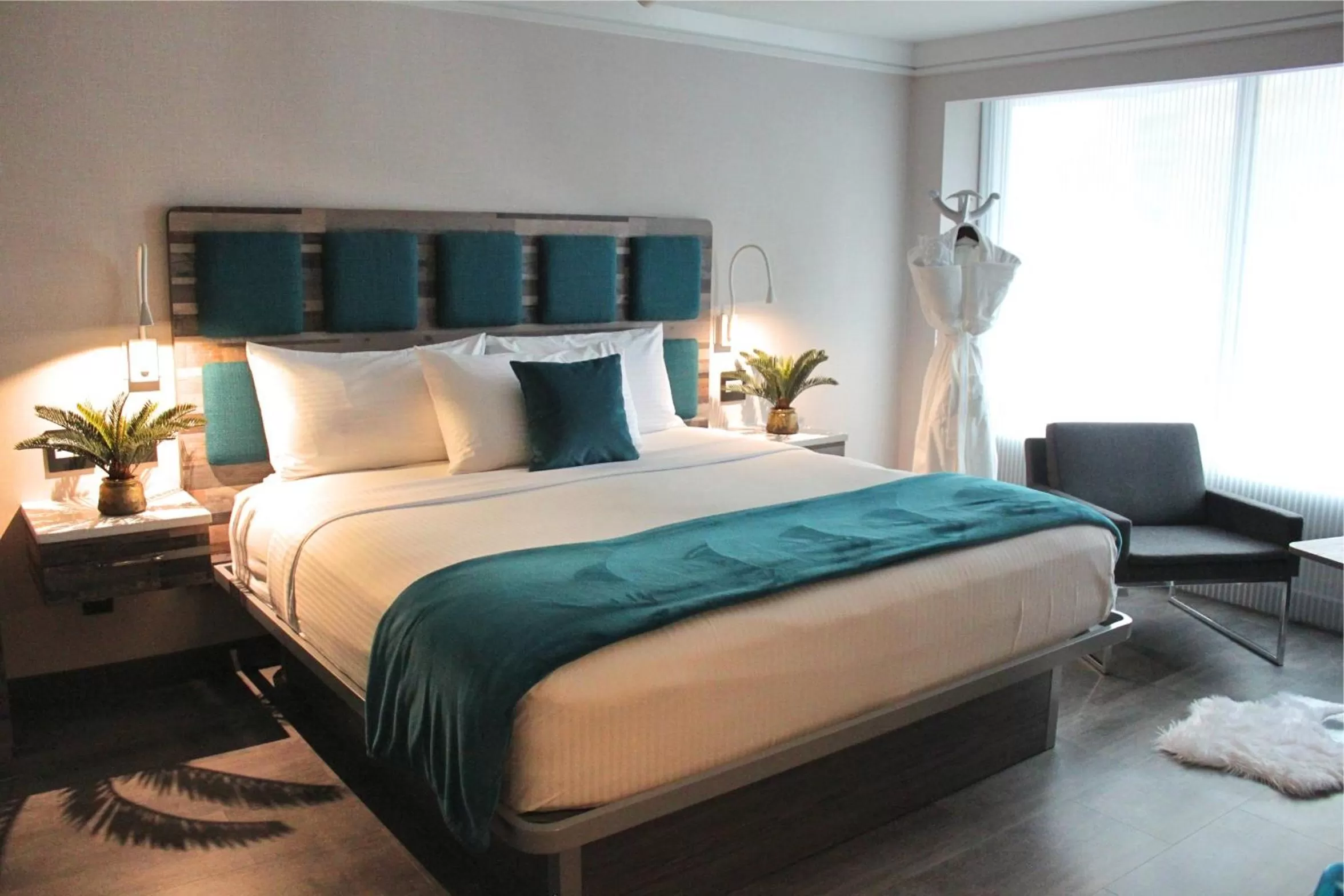 Bedroom, Bed in Hotel Le Bleu