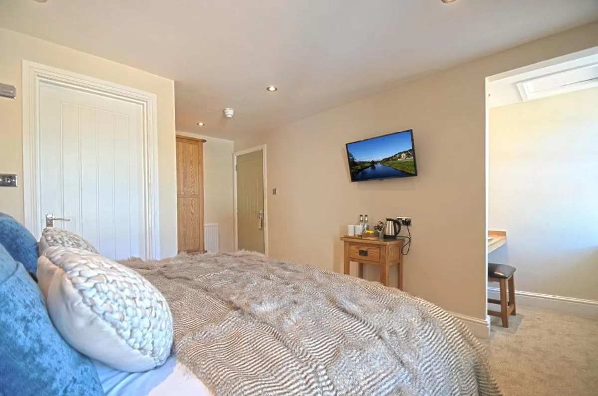 Bed in The Black Bull Inn