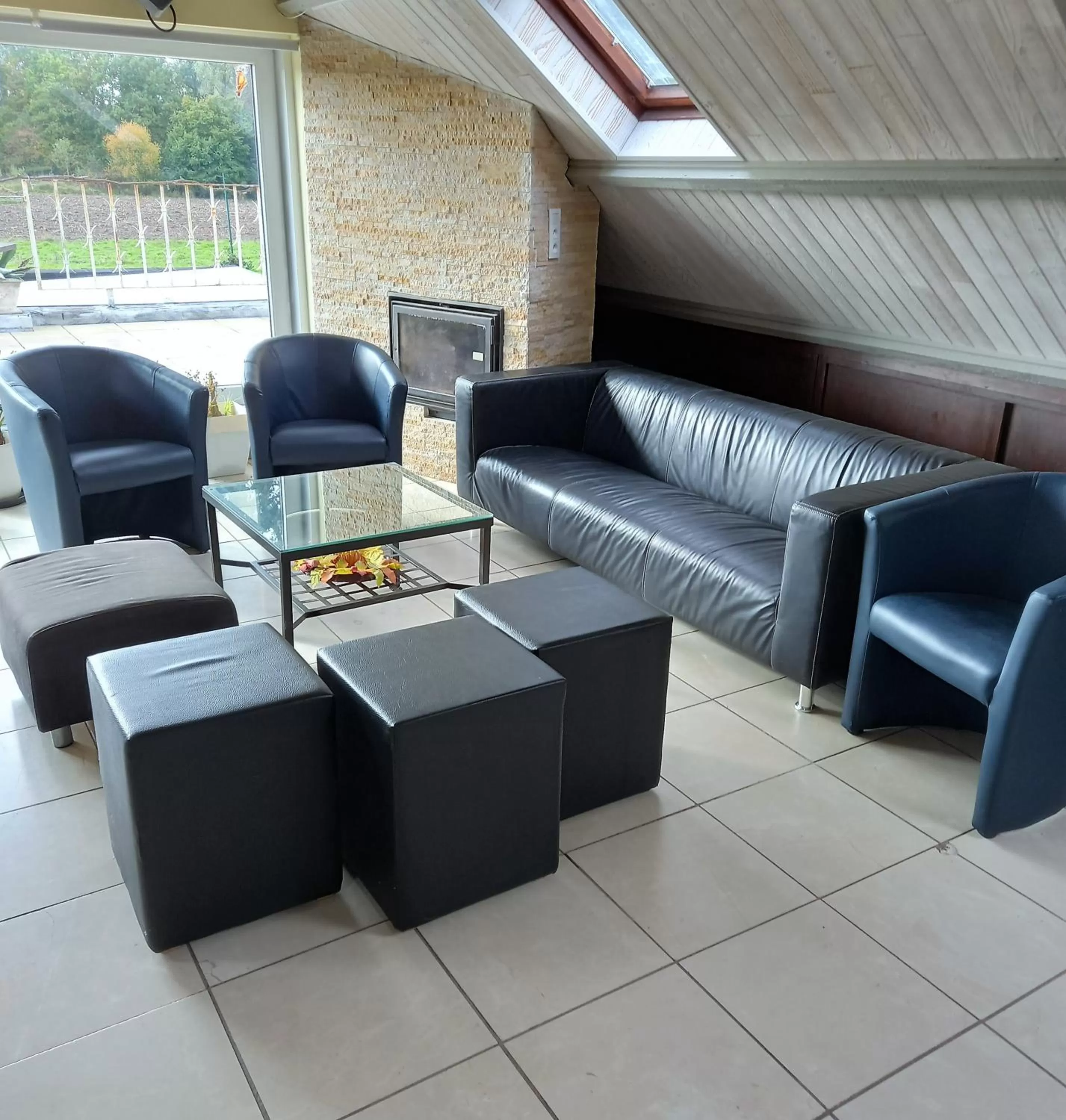 Living room in B&B Aalsters-genot