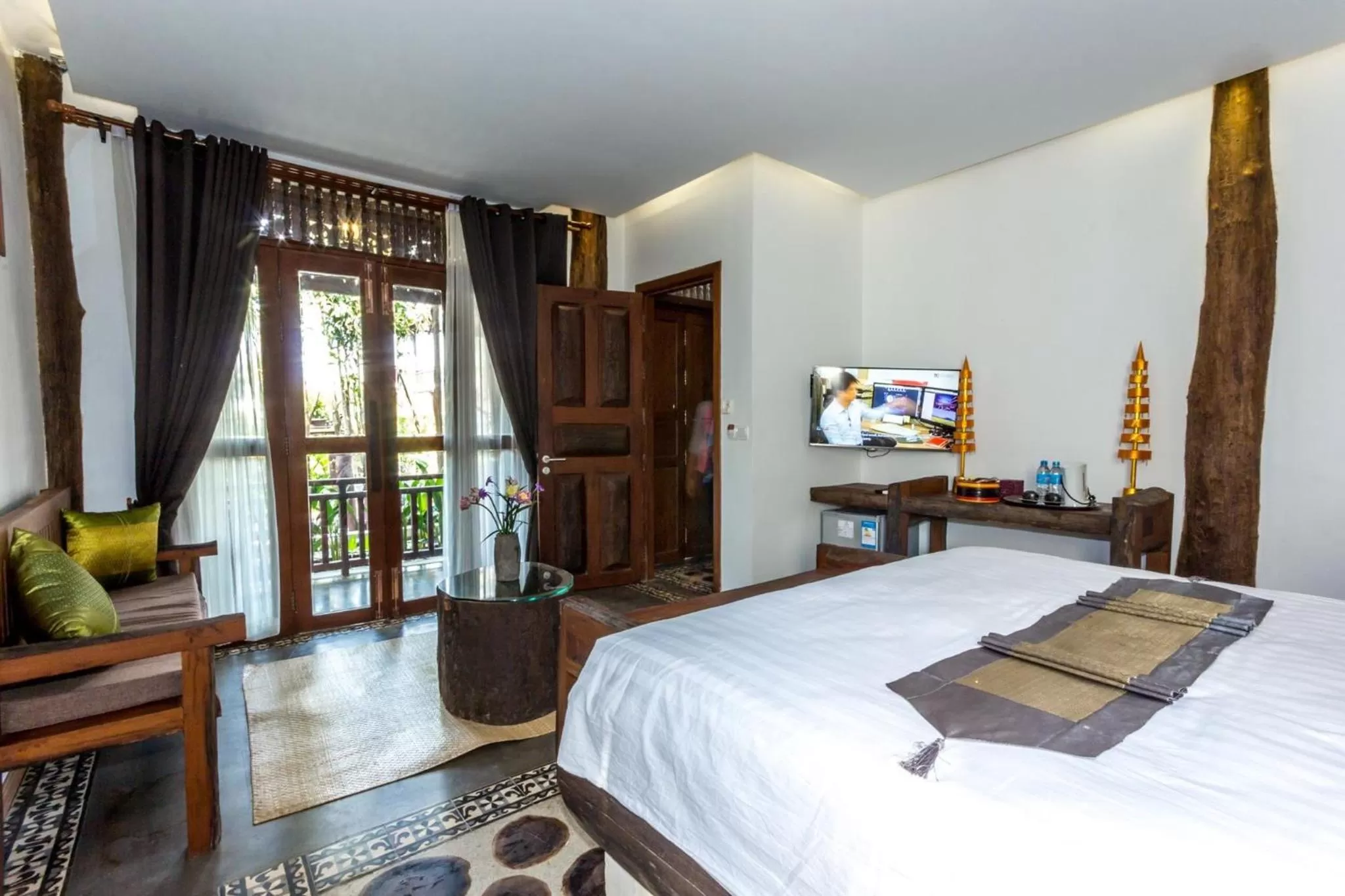 Bedroom, Bed in Java Wooden Villa & Residence