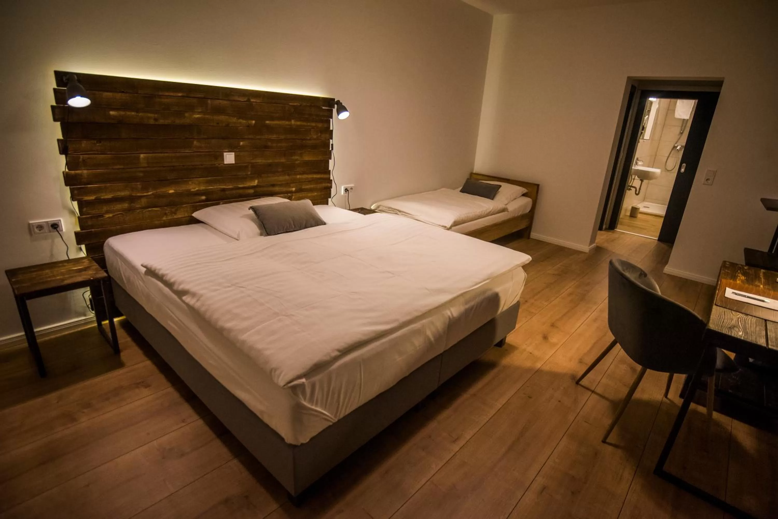 Bed in Hotel Wiesengrund Business & Boutique