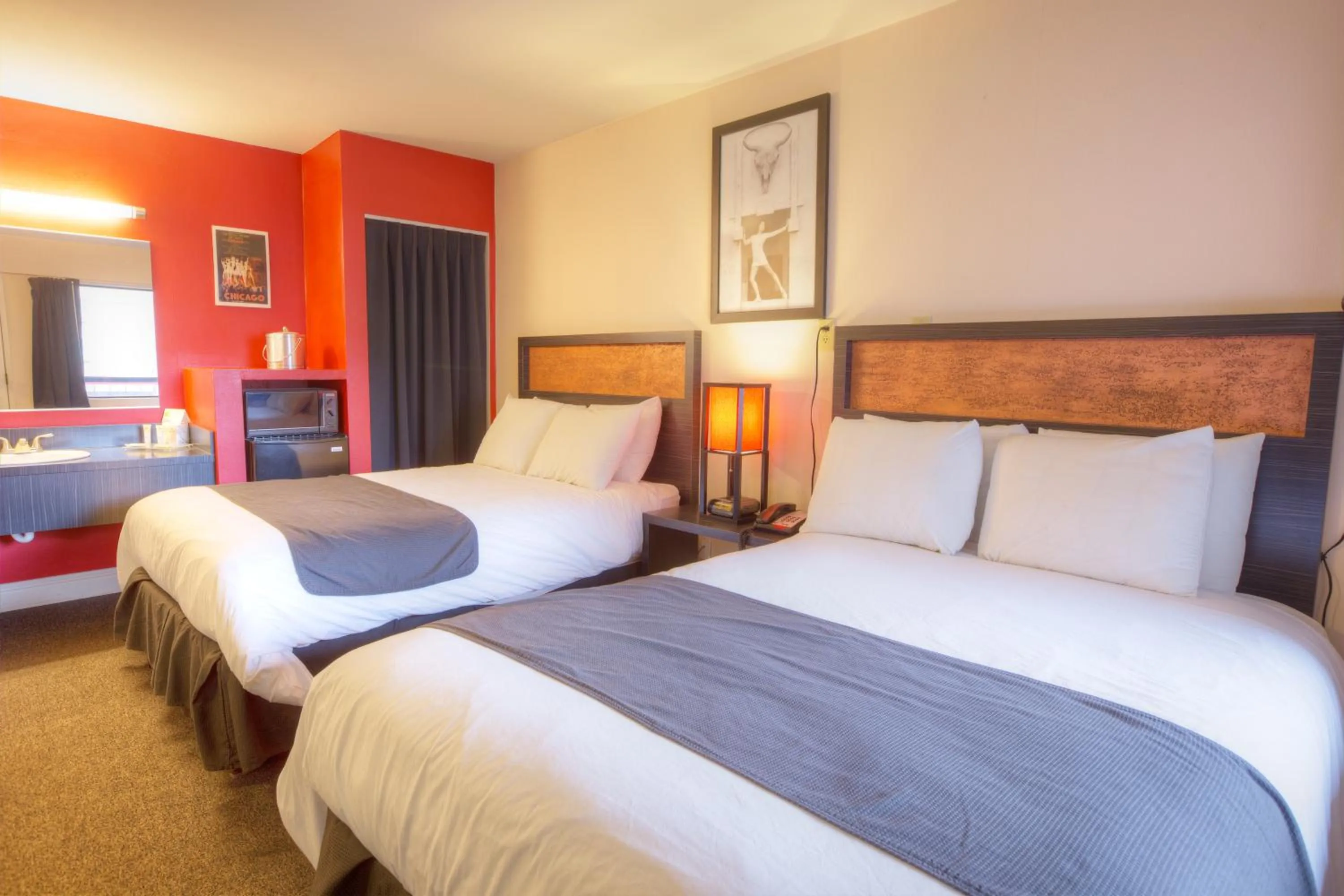 Guests, Bed in Hotel Ruby