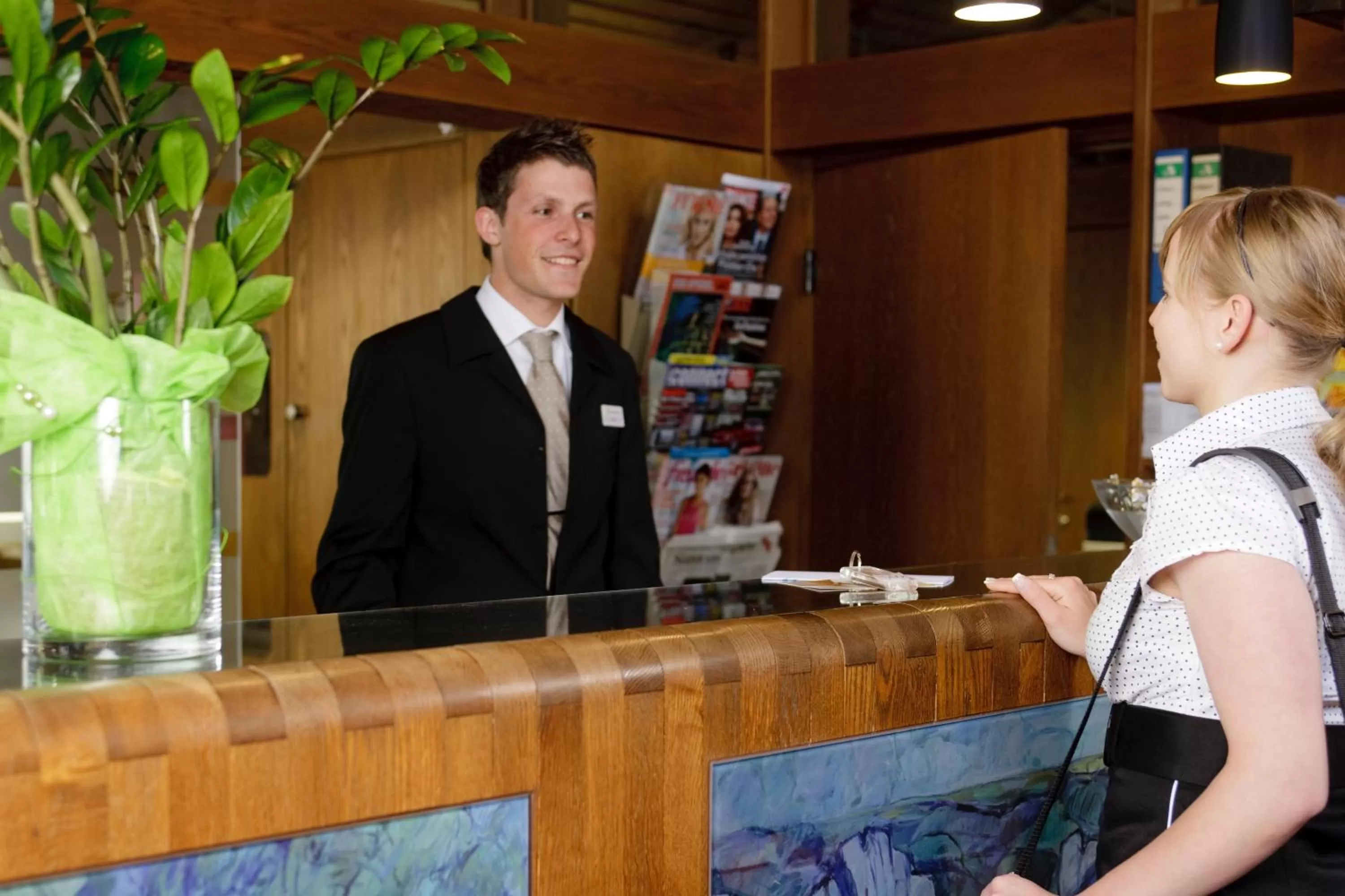 Lobby or reception in Ringhotel Gasthof Hasen